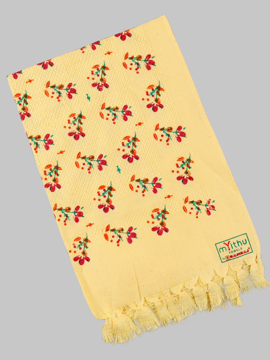 Cool Touch Napkin Print Colour (4 PCs Pack)-Yellow