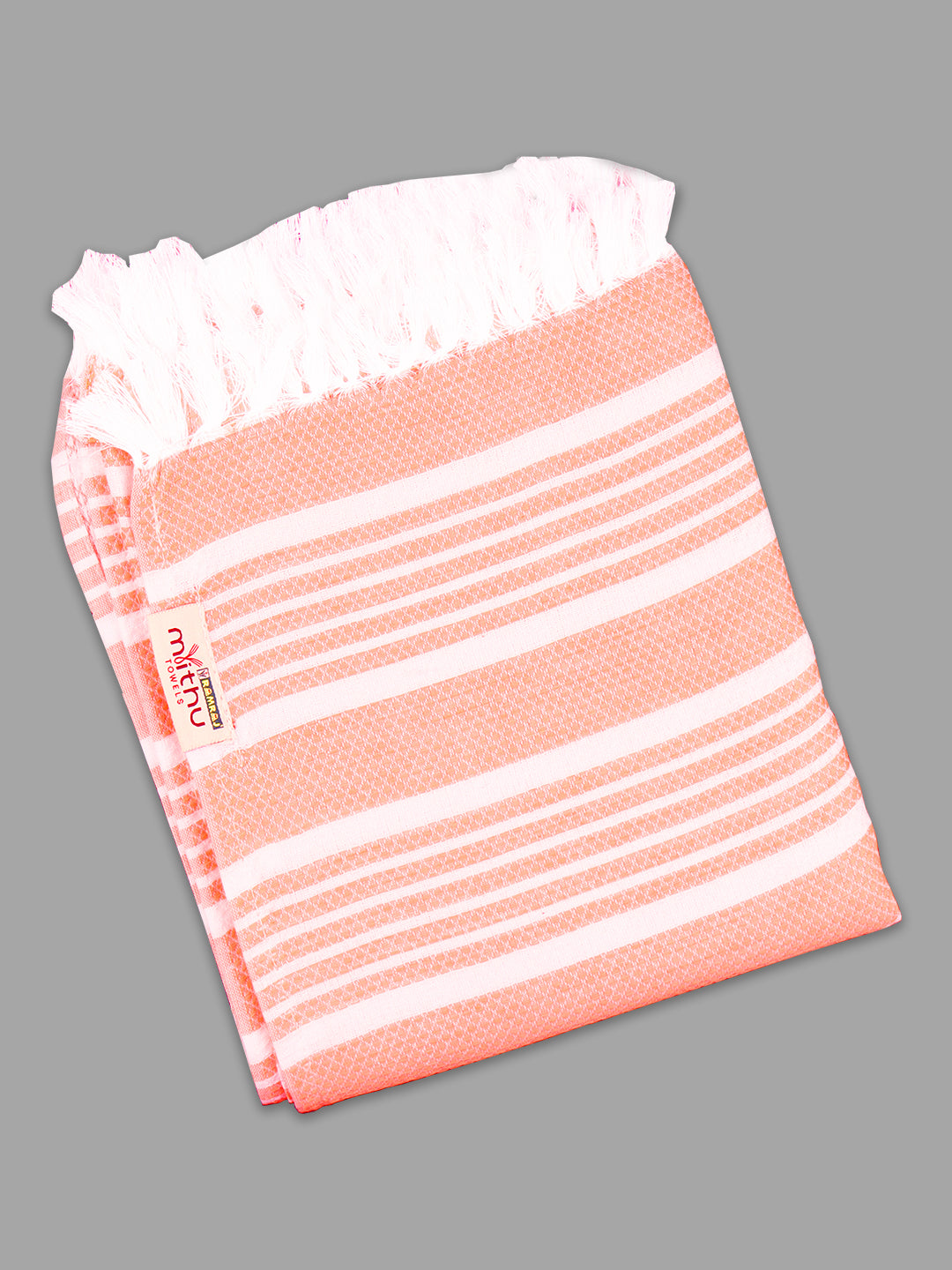 100% Cotton Striped Family Bath Towel Signature 1128 (Pack of 5)