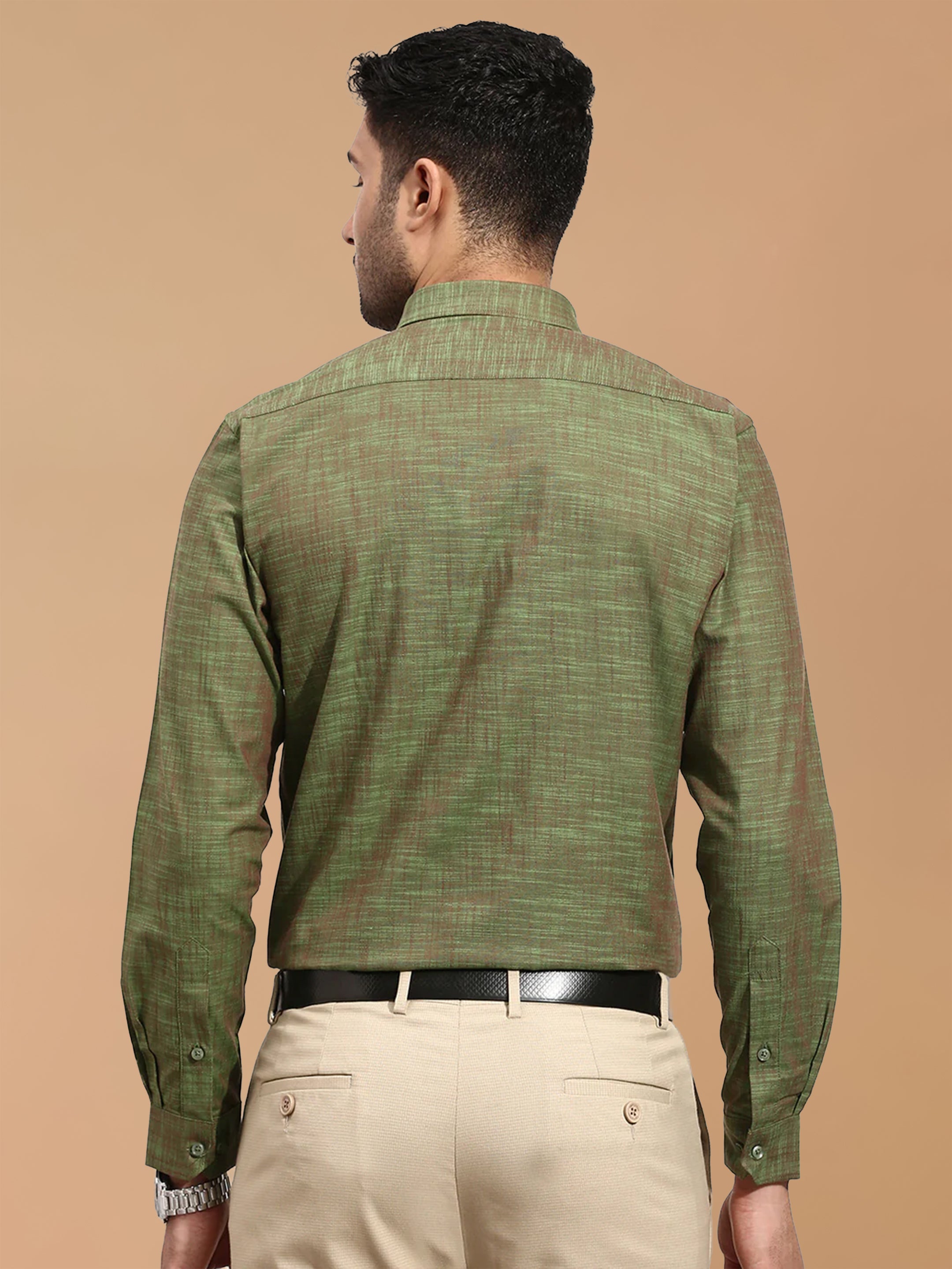 100% Cotton Green Smart Fit Shirt CL2 GT19