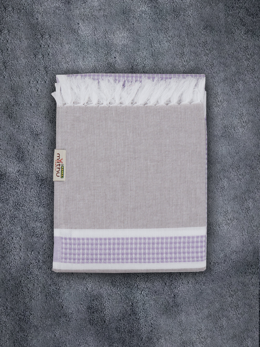 100% Cotton Checked Family Bath Towel Signature 1110 (Pack of 5)