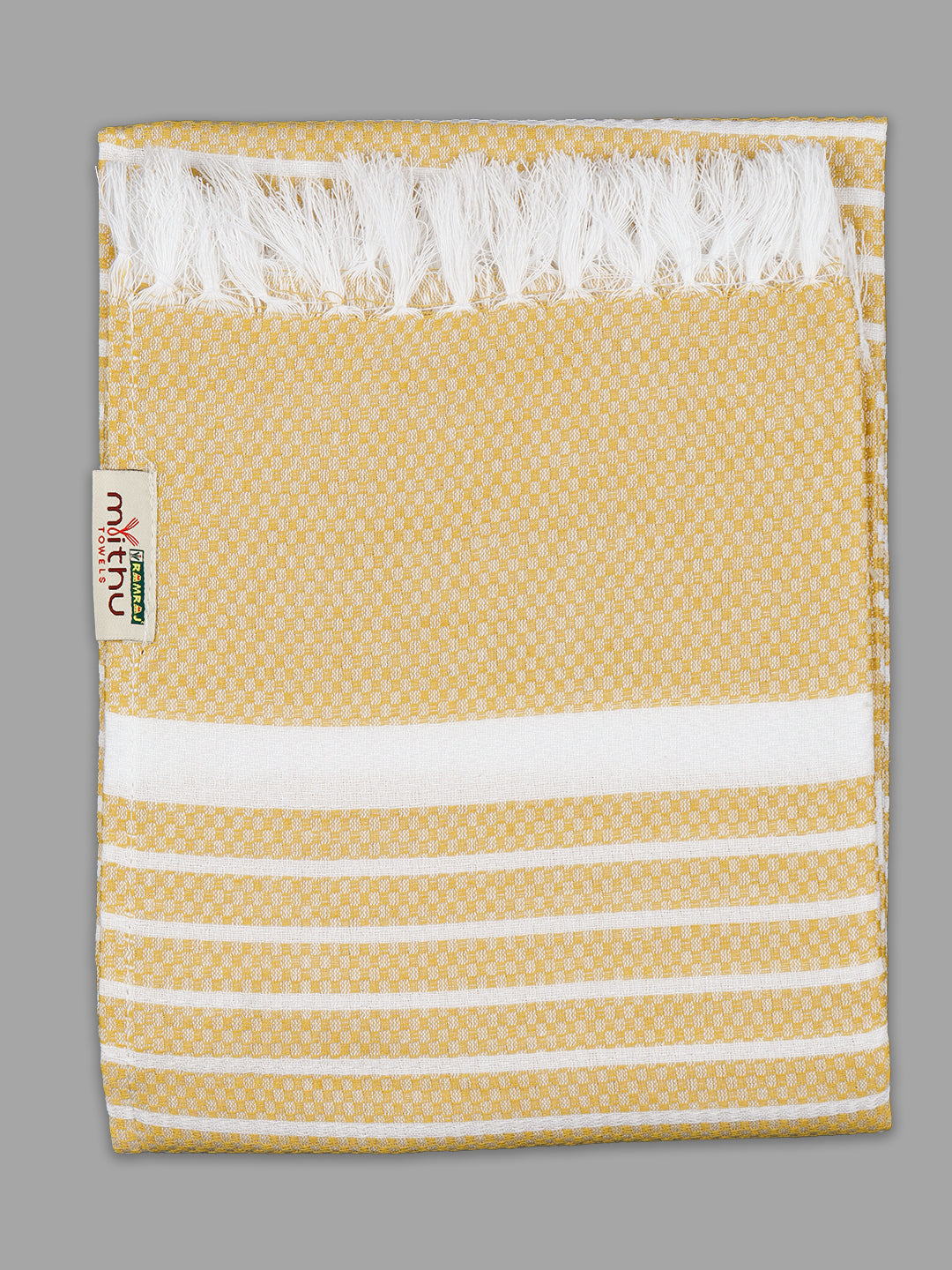 100% Cotton Self Designed Family Bath Towel Signature 1123 (Pack of 5)