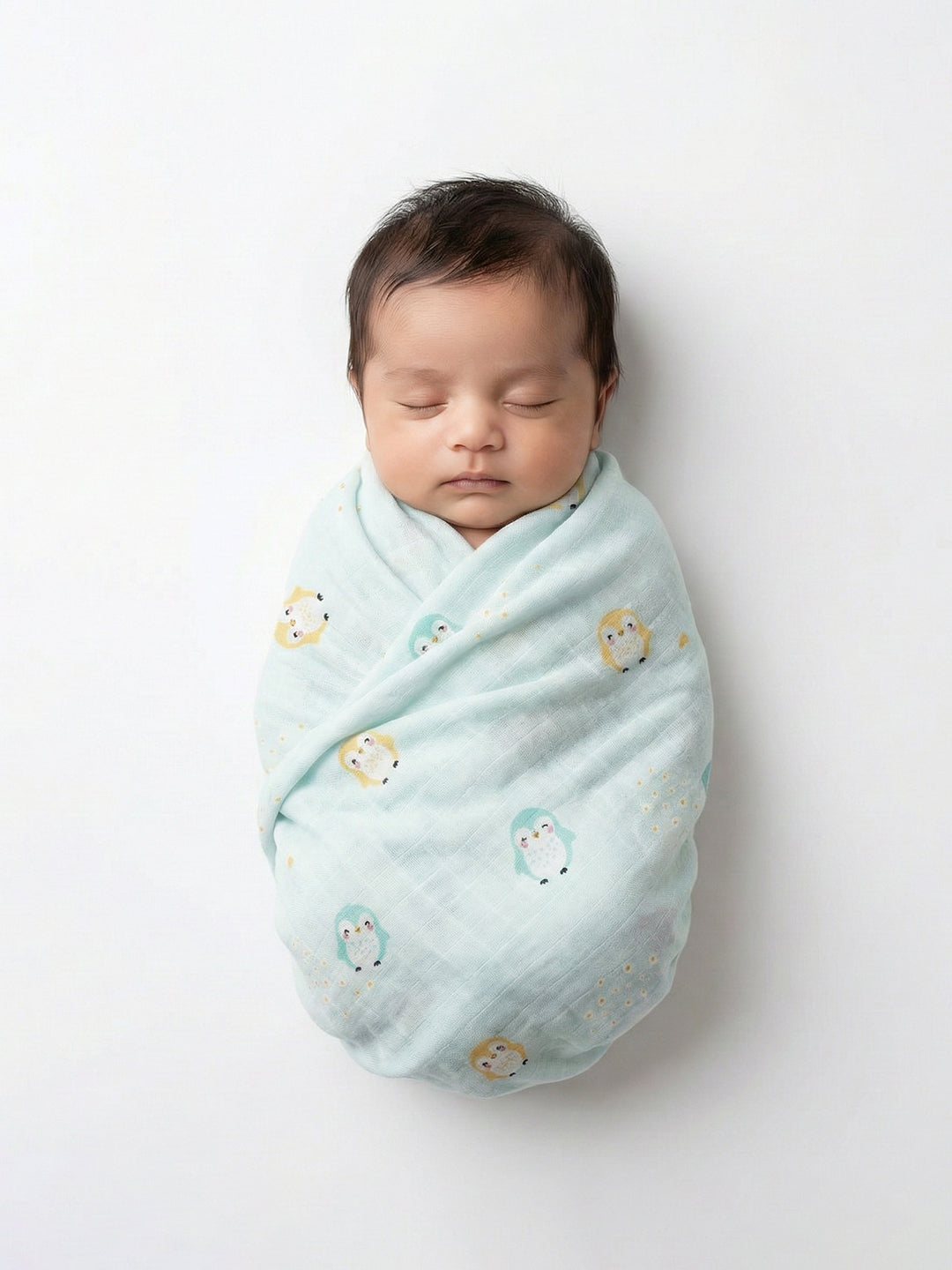 Ultra Soft Newborn Baby Wrapping Cloth (Pack of 3) Lightweight & Breathable Cotton | 1m x 1m