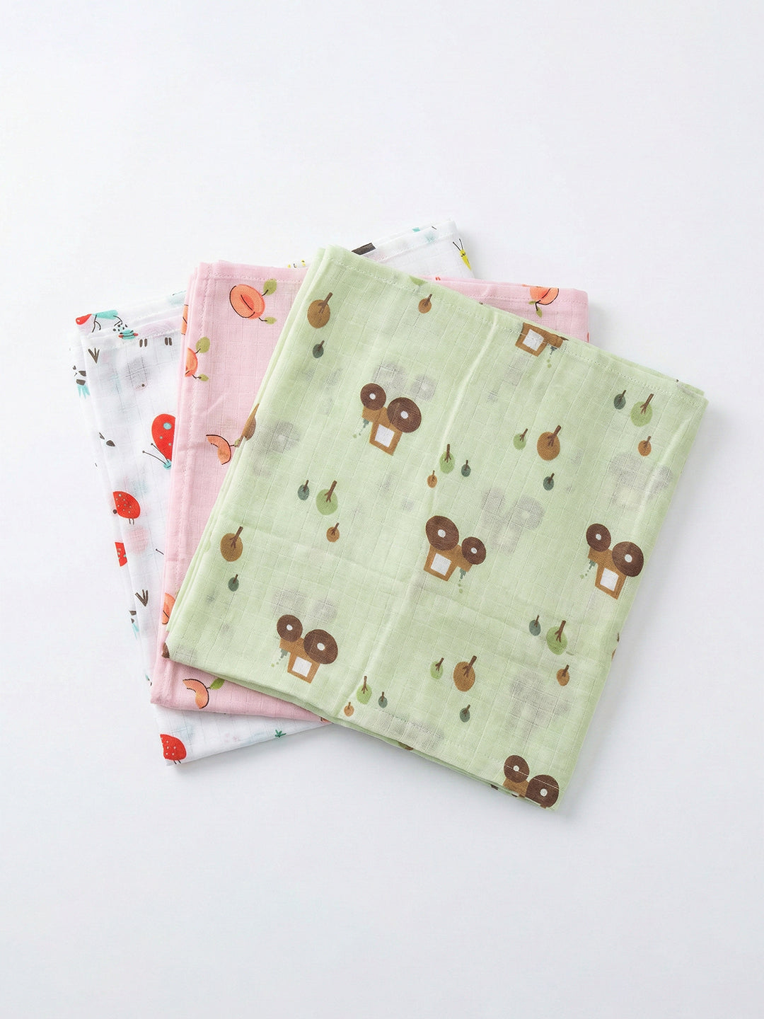 Premium Soft Baby Bath Towel (Pack of 3) Gentle & Quick Absorbing Cotton | 0.75m x 1.42m