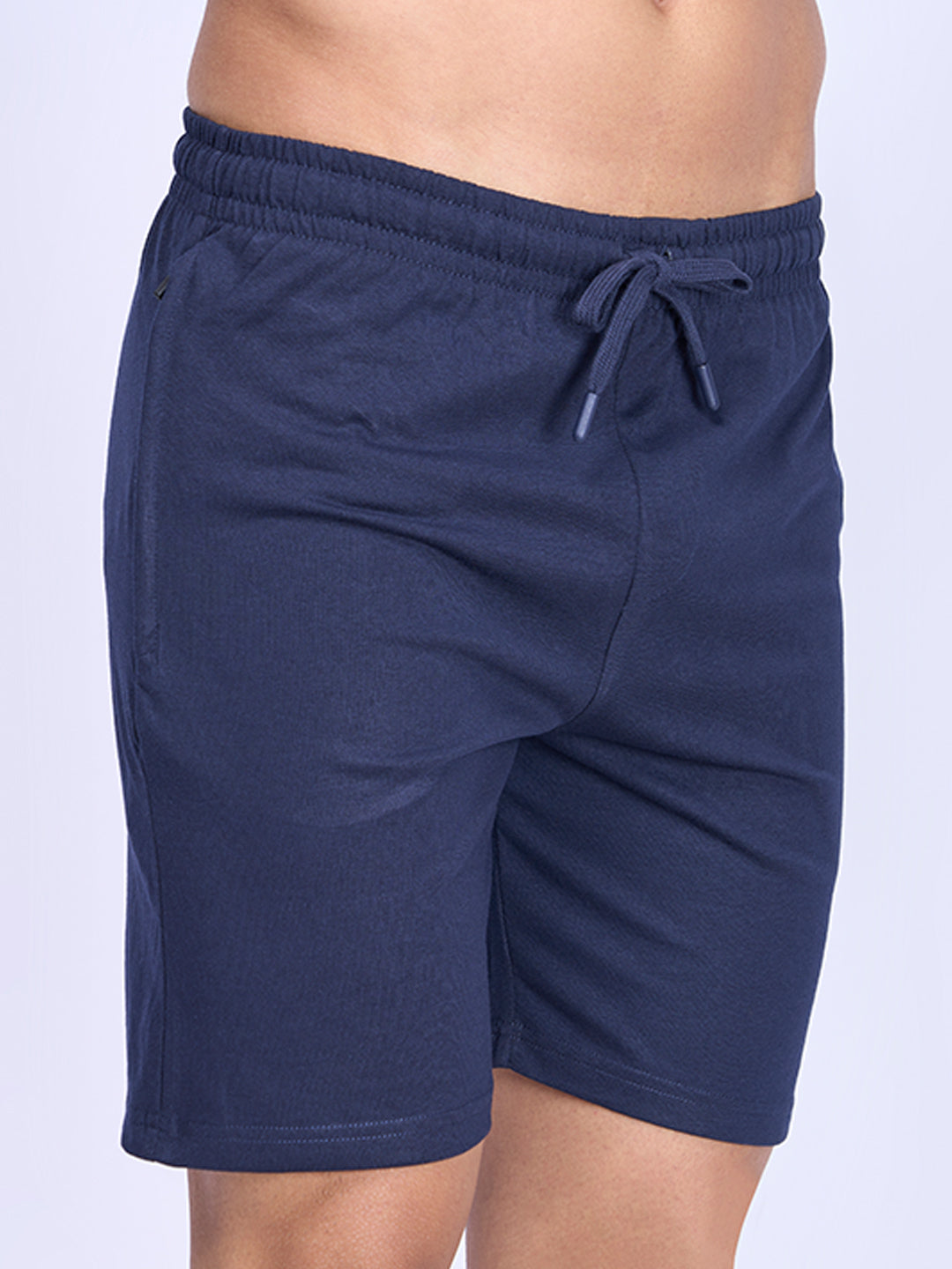 Men Combed Cotton Rich Expert Shorts Navy ES2