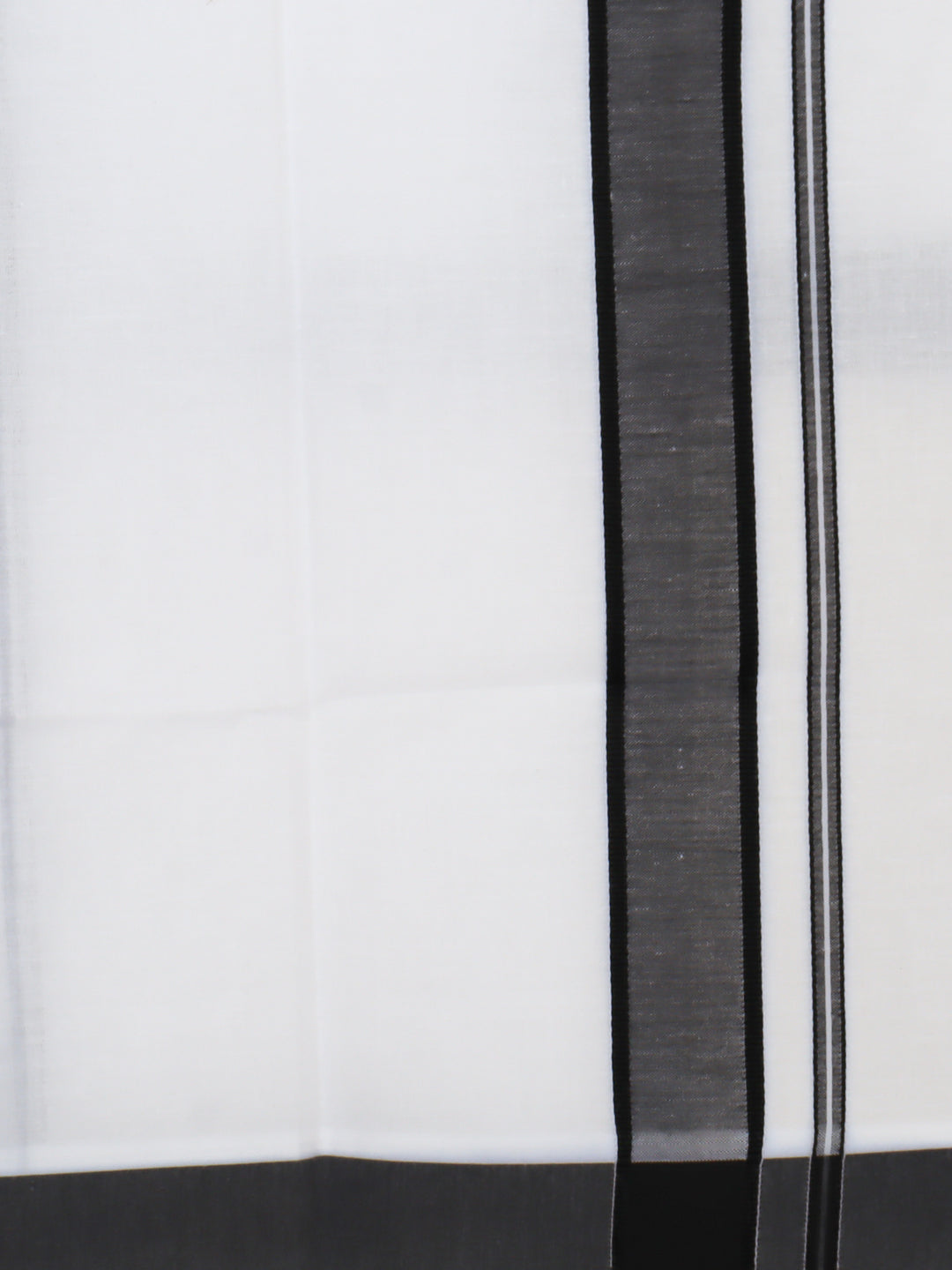 Men Mid Grey Medium Length Kurta with Matching Border Dhoti Set PC2