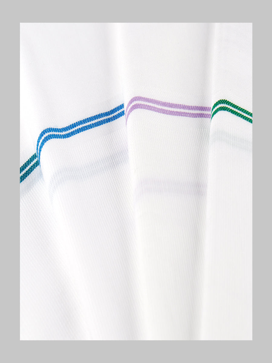 Cotton White Relaxer Bath Towel-Mix colours
