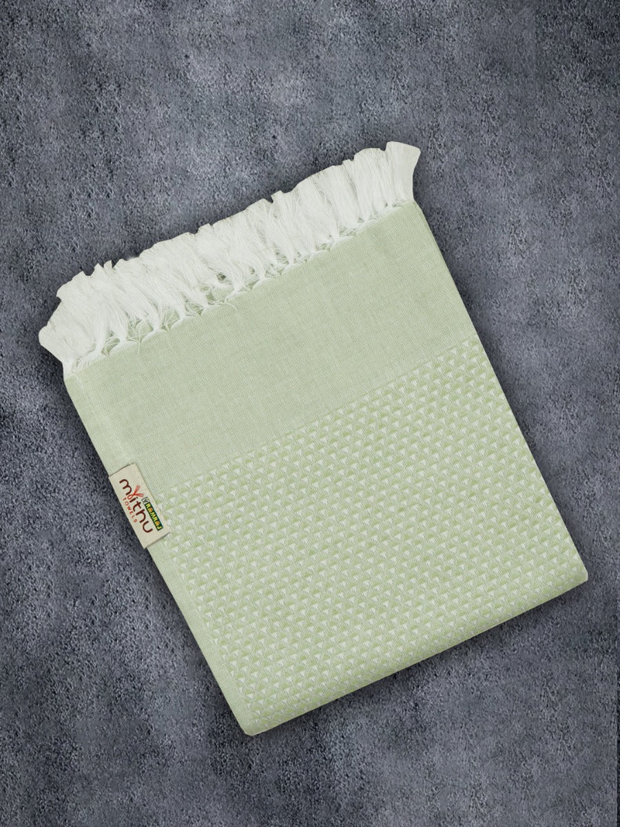 100% Cotton Signature Checked Bath Towel 1111 (Pack of 3)