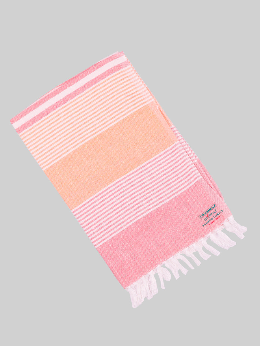 Quick Absorbent & Ultra Soft Bamboo Assorted Colour Hand Towels (Pack of 4)