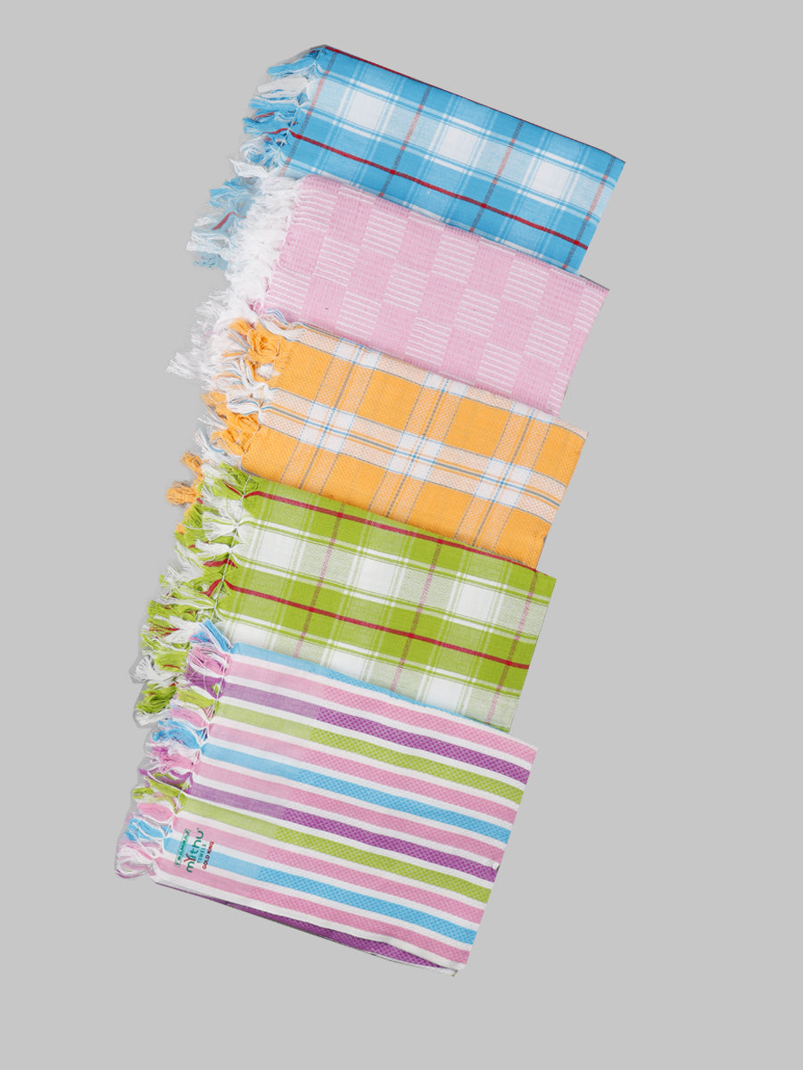 Gold King Cotton Colour Bath Towel-Mix