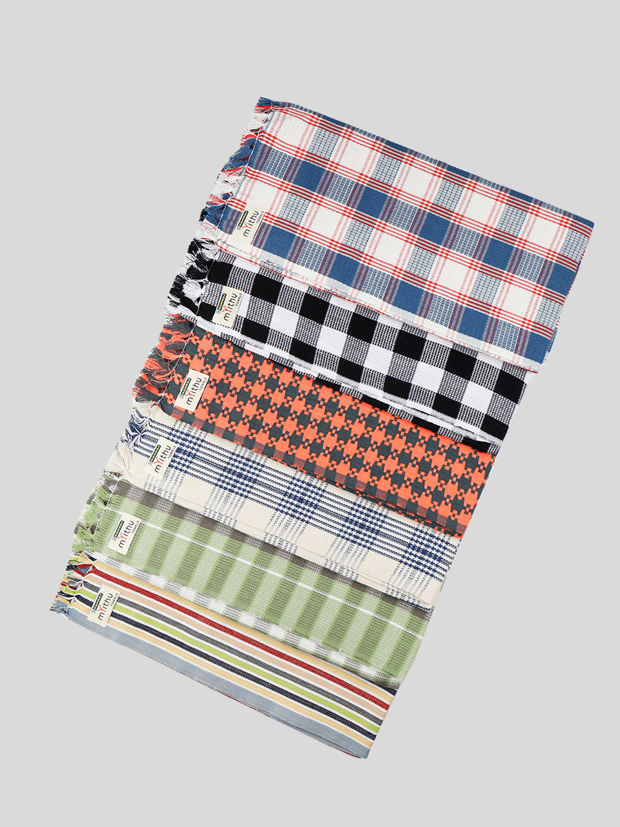 Cotton Colour Bath Towel Marutham-Mix Design