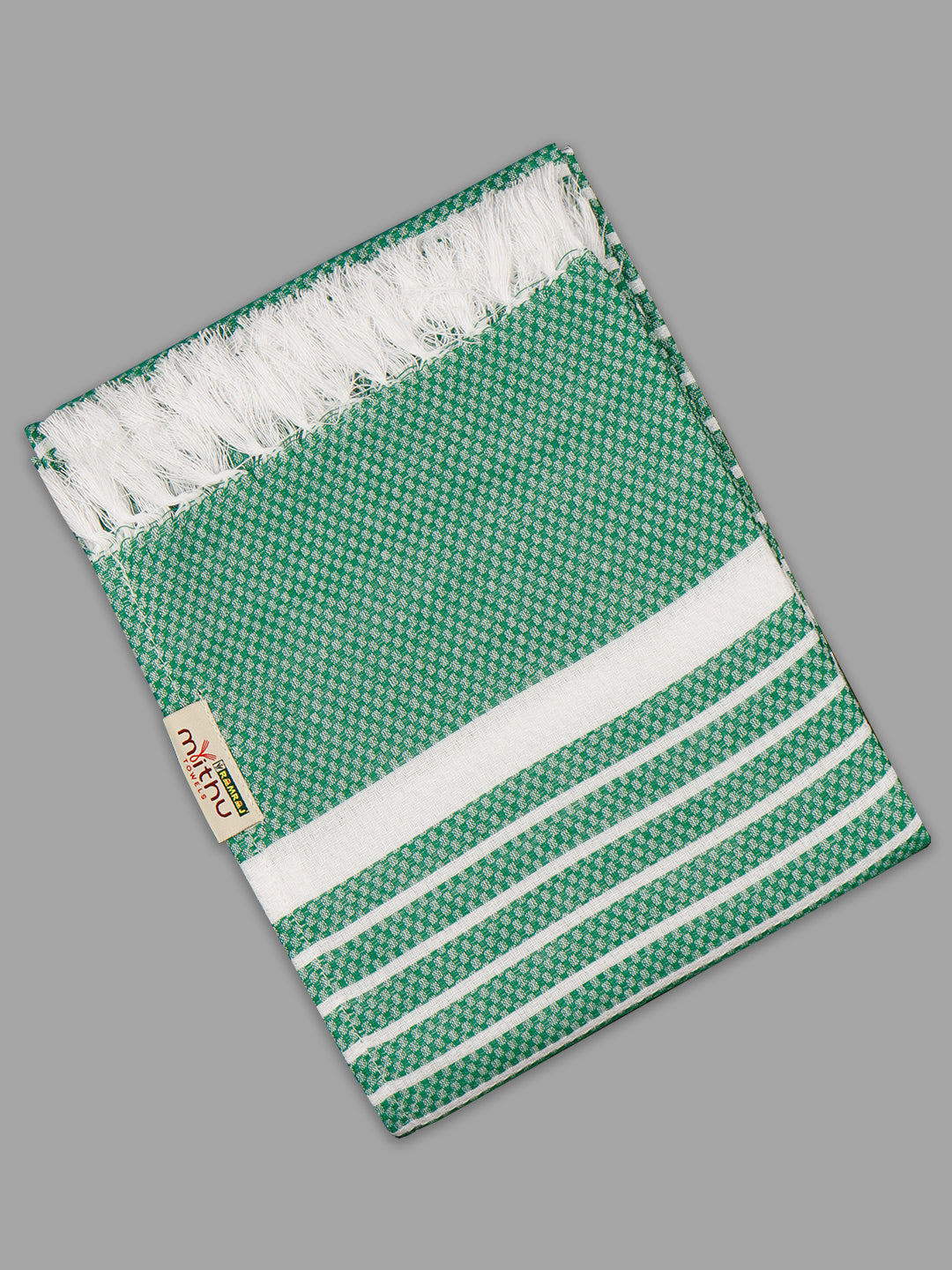100% Cotton Self Designed Family Bath Towel Signature 1123 (Pack of 5)