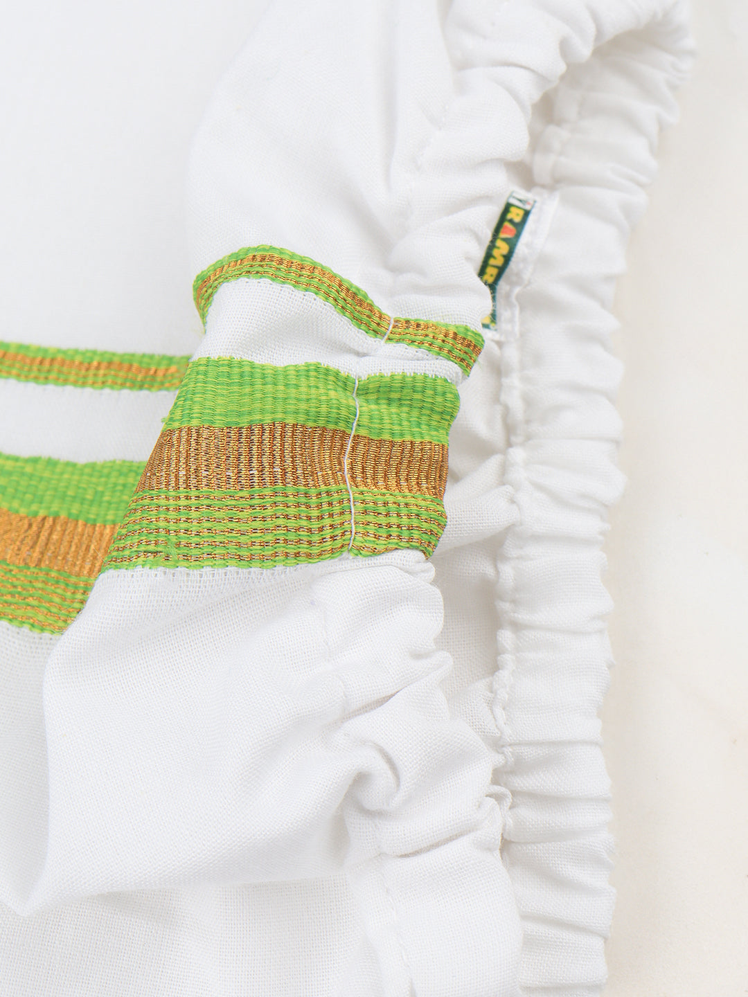Born Baby Shirt & Dhoti Set Green GL2