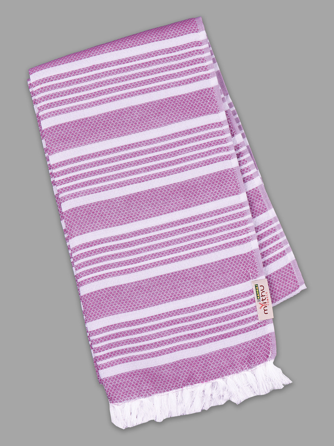 100% Cotton Striped Family Bath Towel Signature 1128 (Pack of 5)