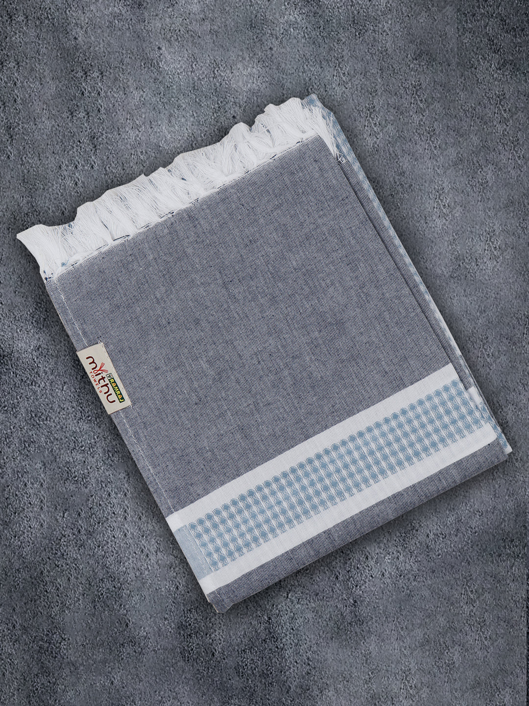 100% Cotton Checked Family Bath Towel Signature 1110 (Pack of 5)