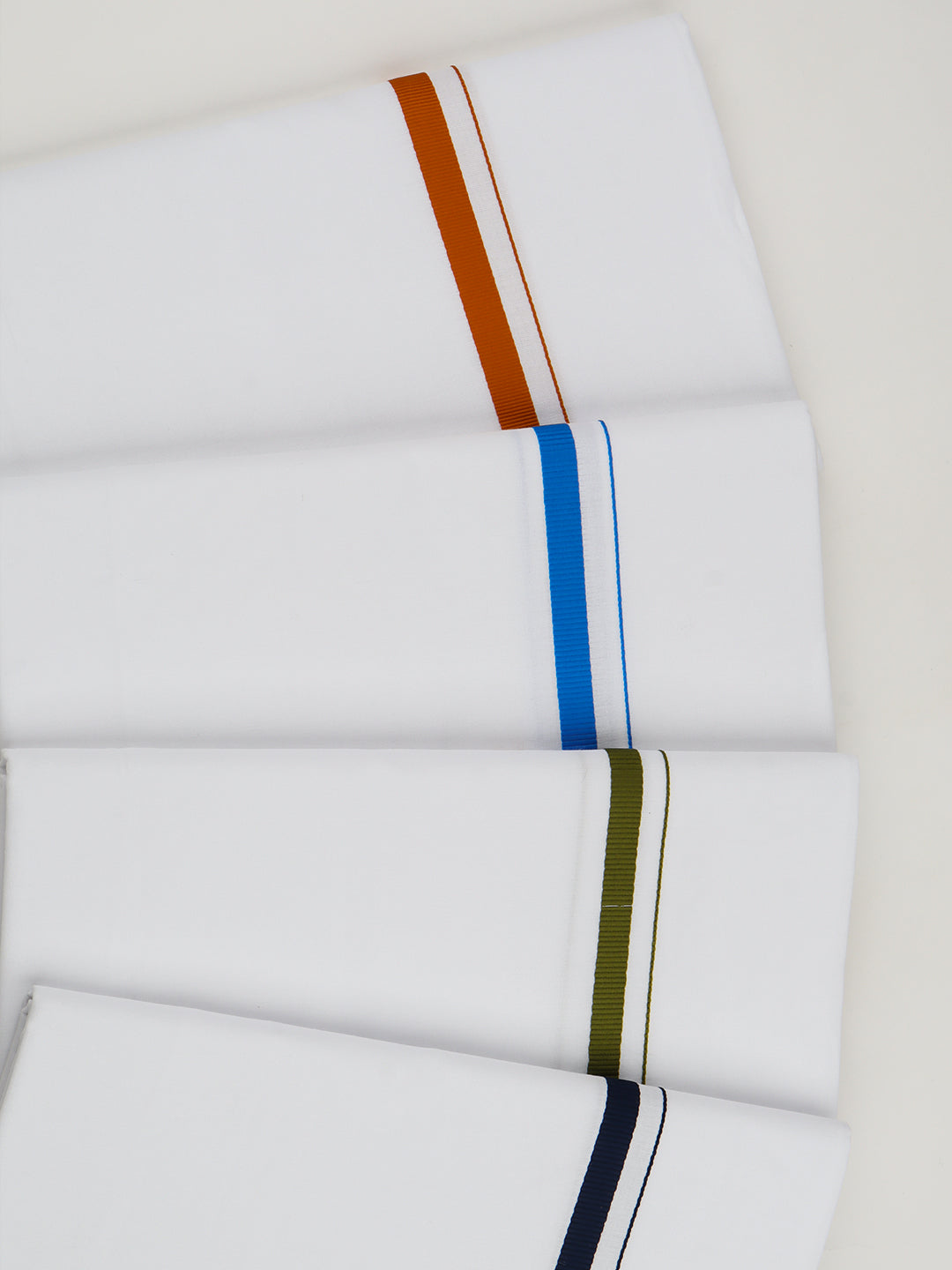 Men Cotton Blend Single Layer Stitched Dhoti with Assorted Border Canal