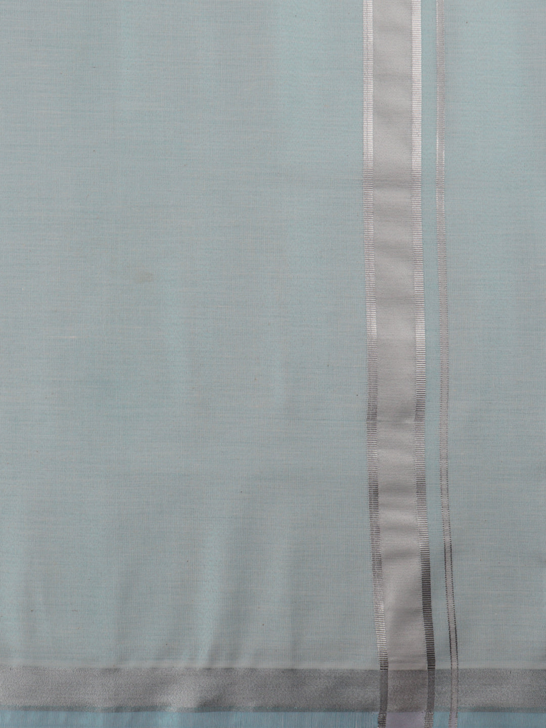 Men Tissue Cyan Dhoti & Shirt Fabric Celebrity Set