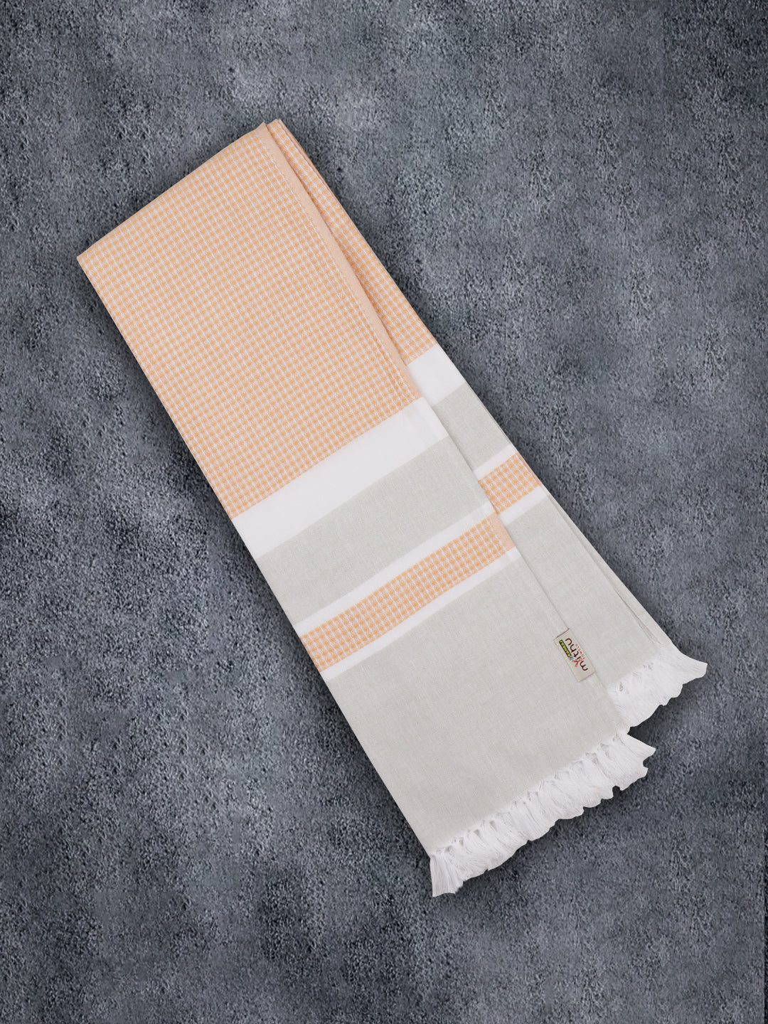 100% Cotton Checked Family Bath Towel Signature 1110 (Pack of 5)