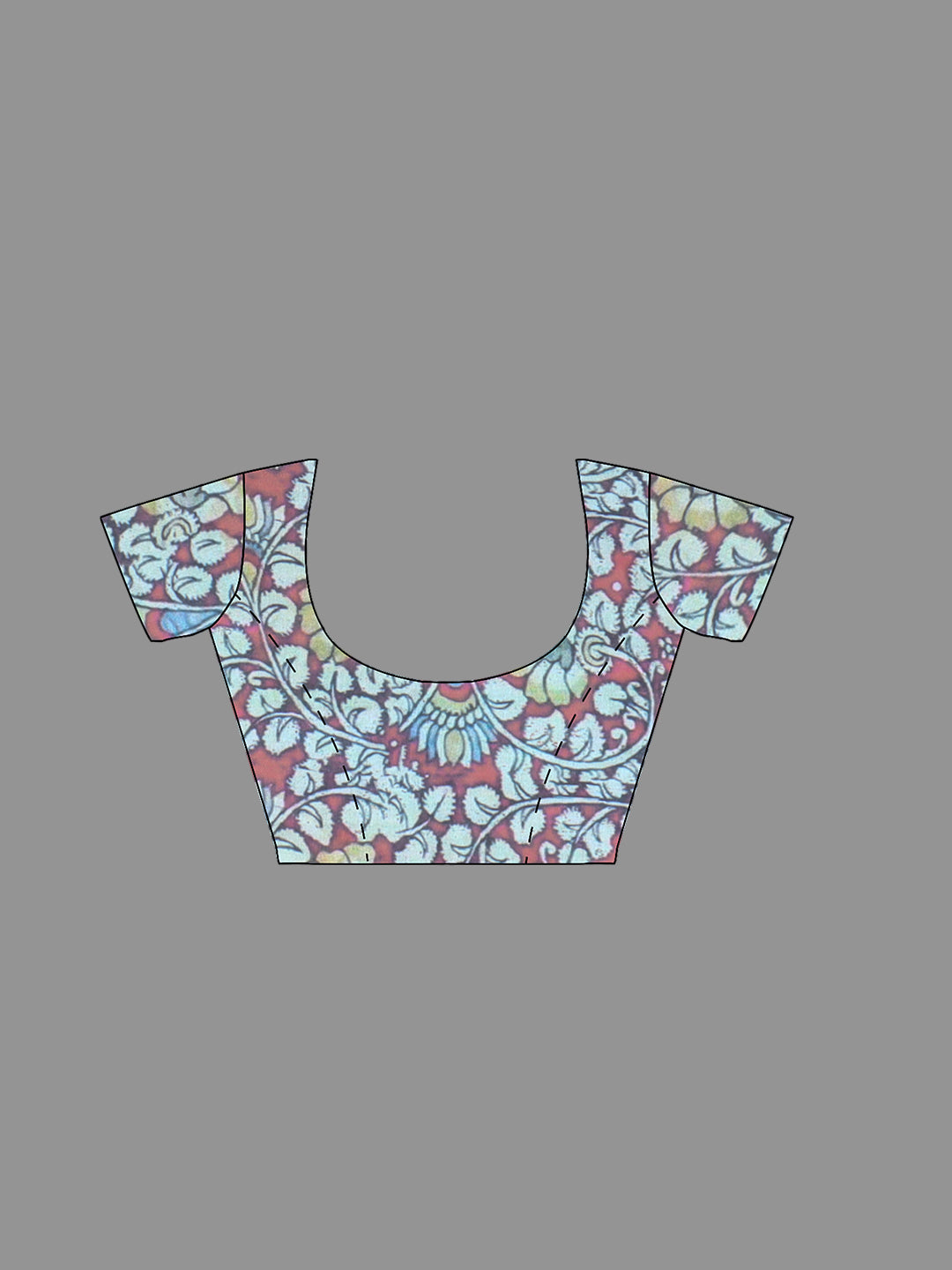 Women SkyBlue Cotton Saree with Double Blouse PCS209