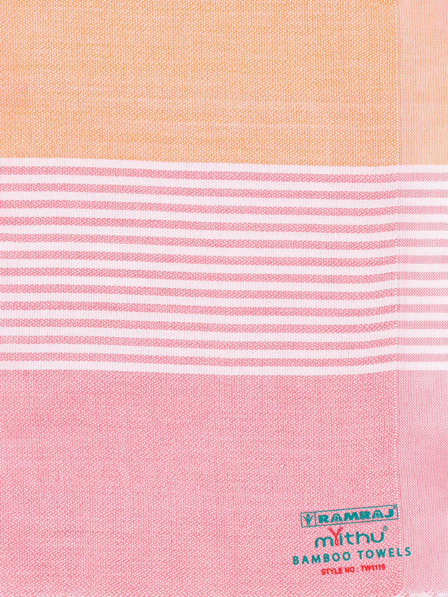 Quick Absorbent & Ultra Soft Bamboo Assorted Colour Hand Towels (Pack of 4)