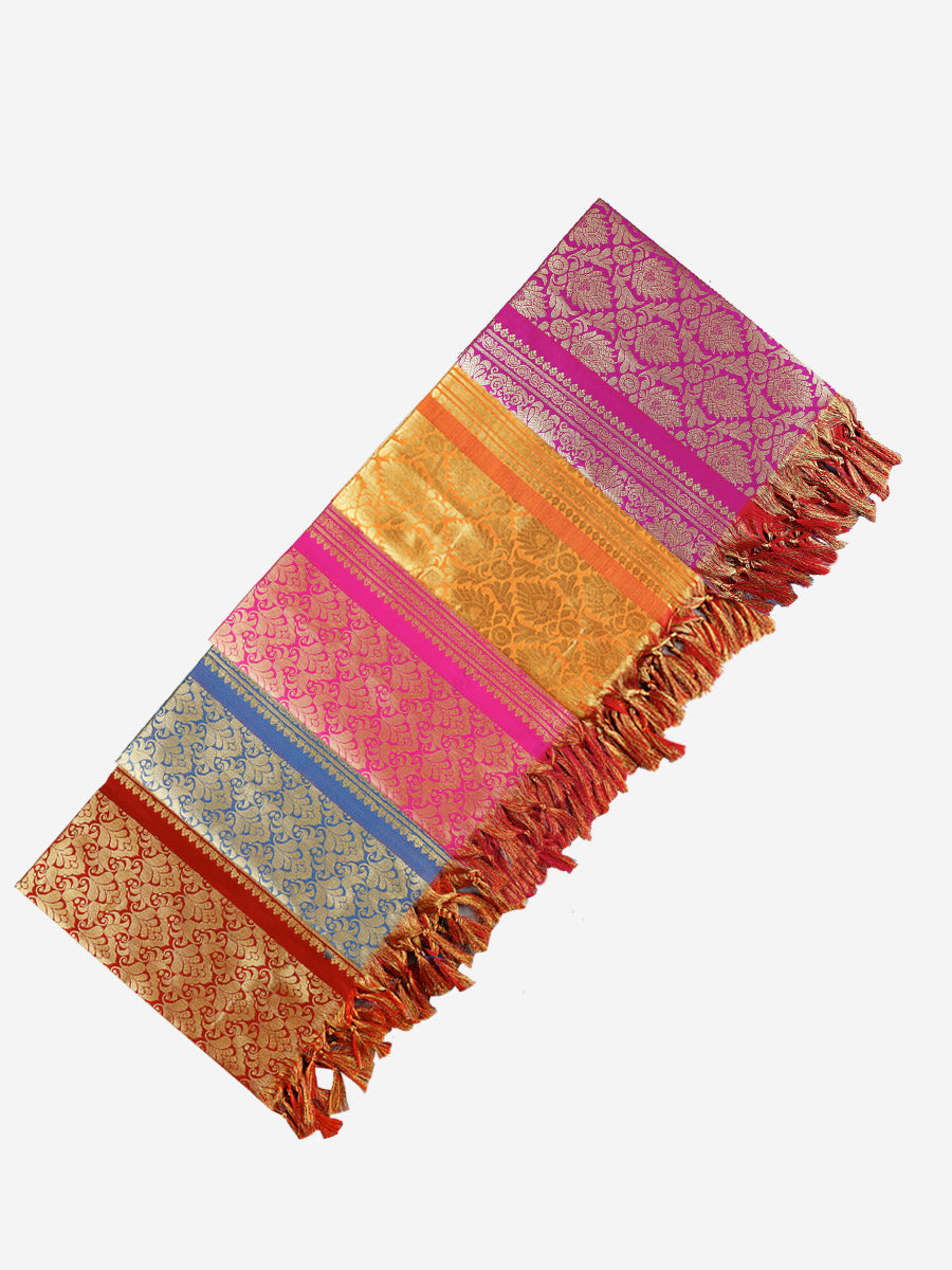 Jari Shawl/Ponnadai 209-Mix colour