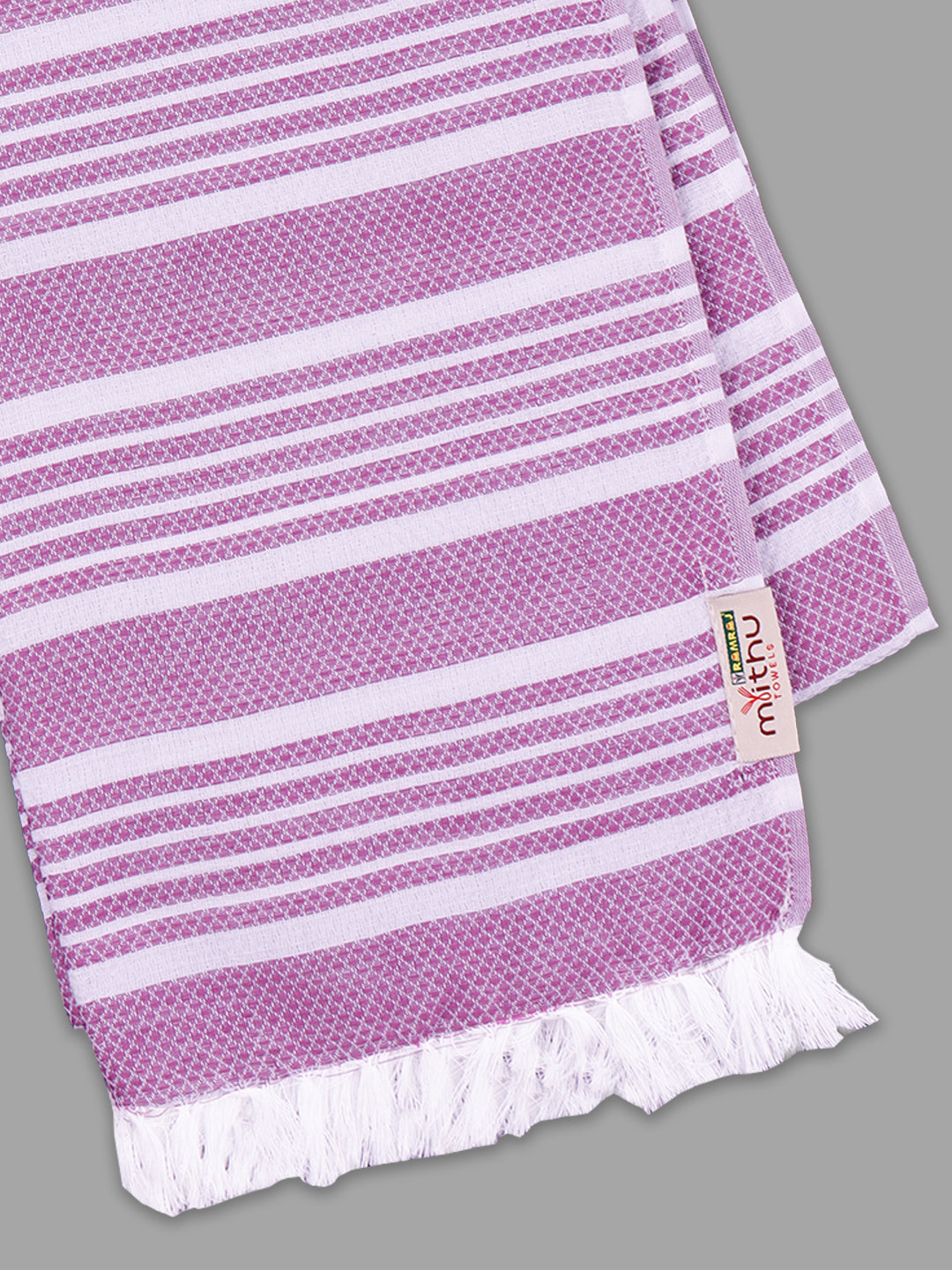 100% Cotton Striped Family Bath Towel Signature 1128 (Pack of 5)
