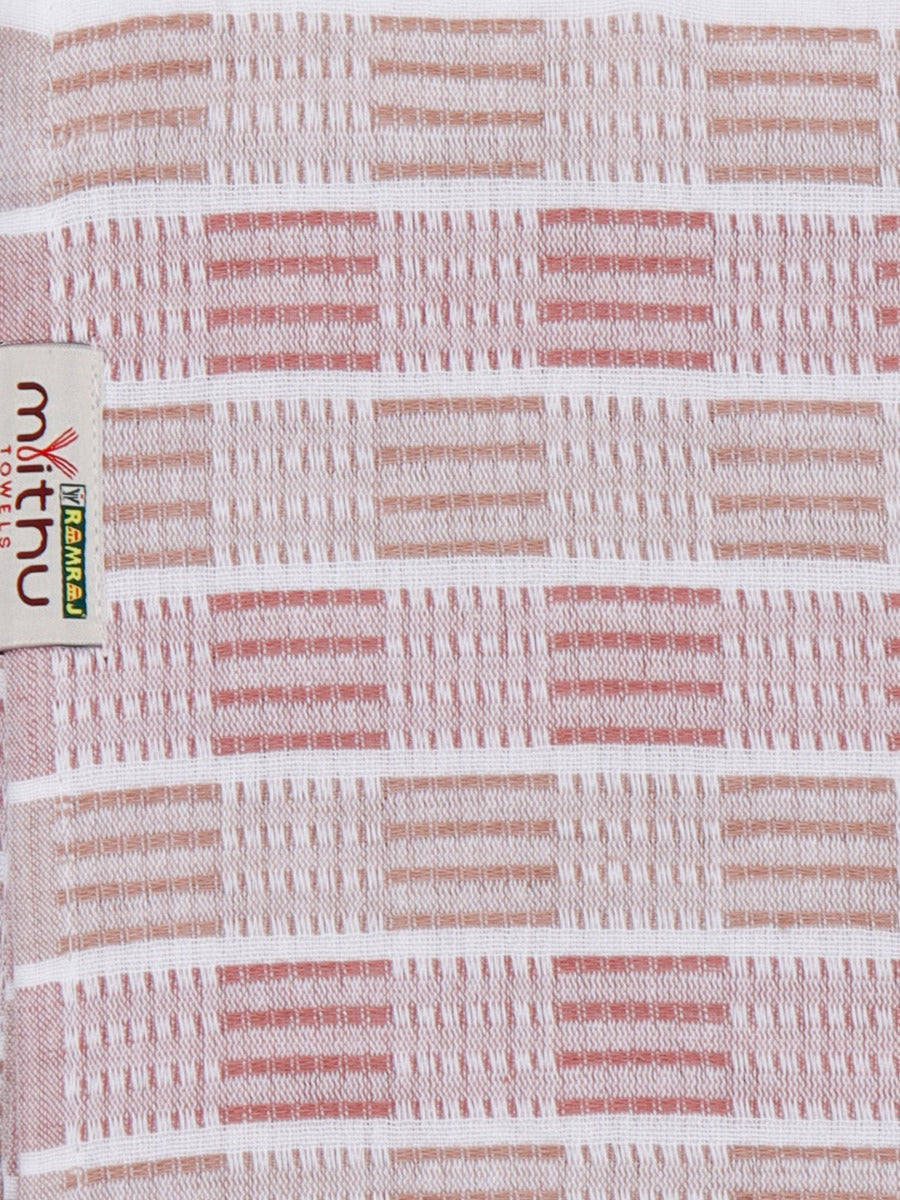100% Cotton Checked Bath Towel Signature Pack of 3 1108