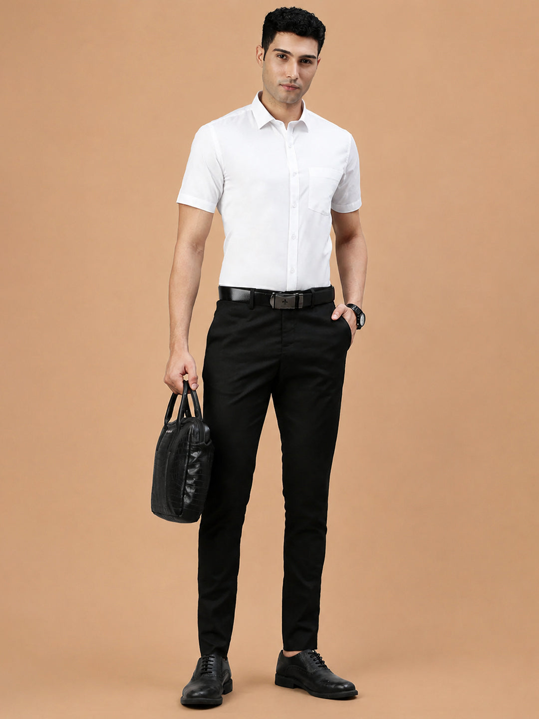 100% Cotton White Shirt - Victory | Prestigious Fit
