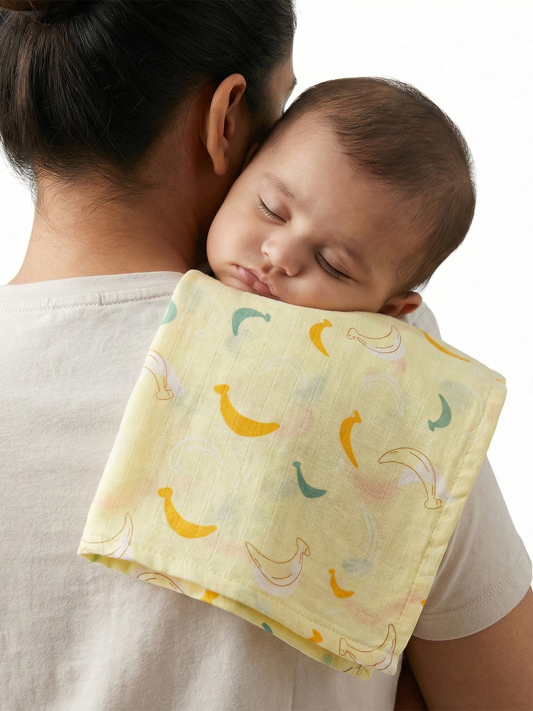 Ultra Soft Newborn Baby Wrapping Cloth (Pack of 3) Lightweight & Breathable Cotton | 1m x 1m