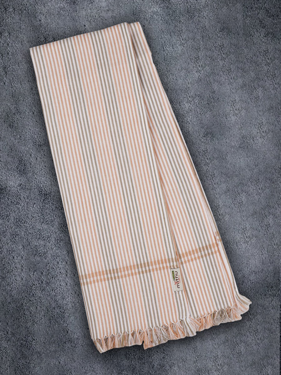 100% Cotton Striped Family Bath Towel Signature 1109 (Pack of 5)