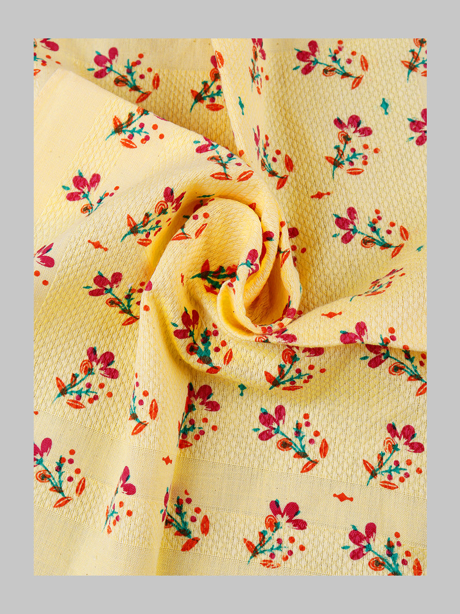 Cool Touch Napkin Print Colour (4 PCs Pack)-Yellow one