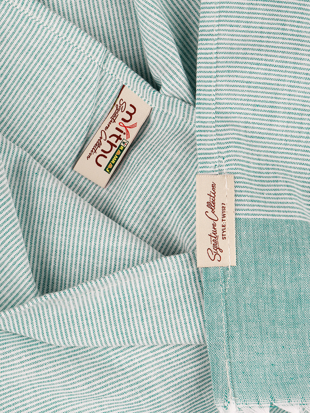 Premium Cotton Striped Bath Towel Family 1127 (Pack of 5)