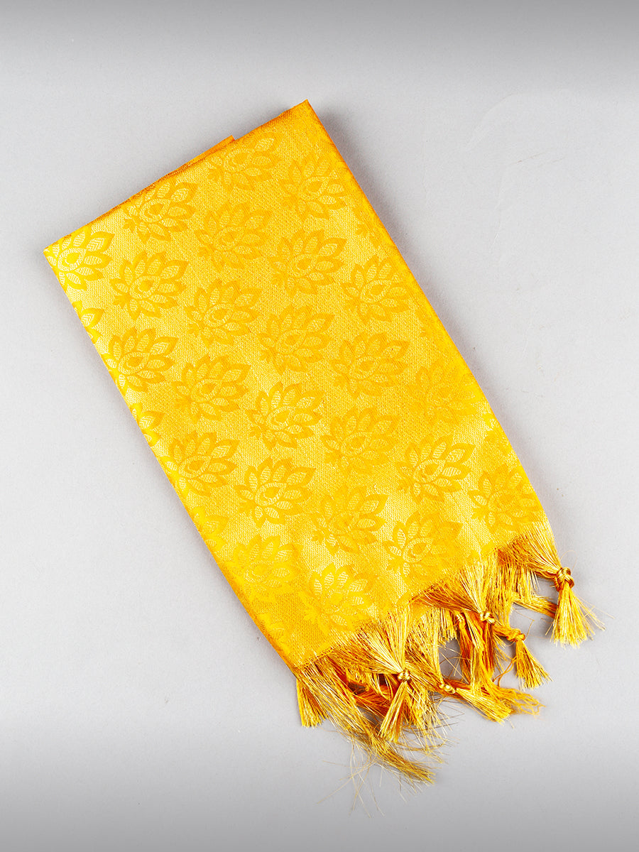 Jari Shawl/Ponnadai 001-Yellow