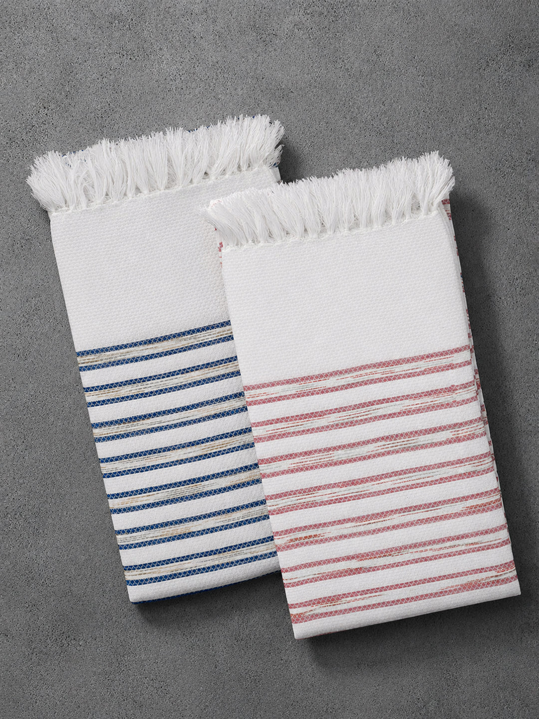 100% Cotton Striped Bath Towel Signature 1055 Pack of 2
