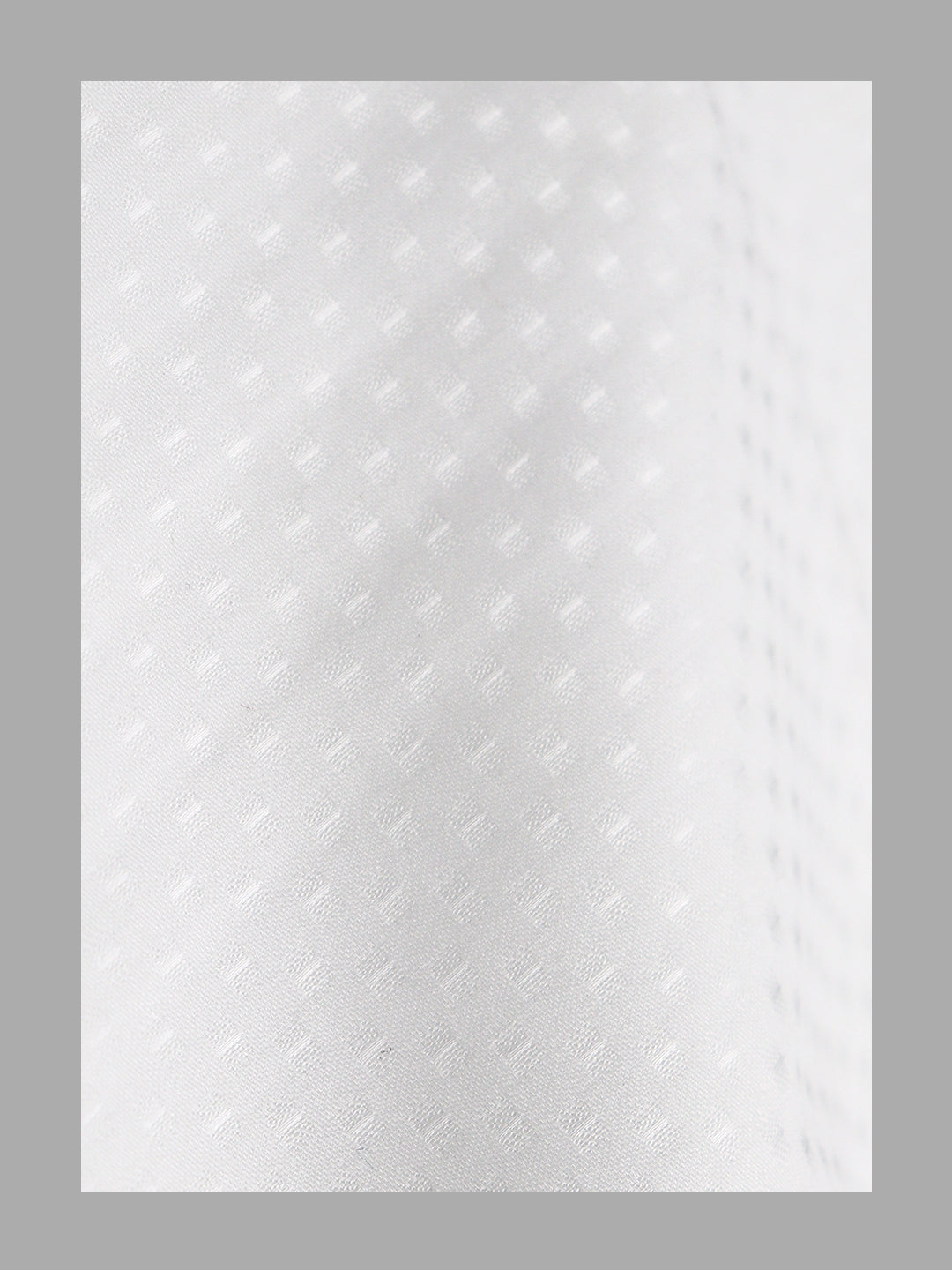 Men 100% Giza Cotton Self Design White Shirt Fabric Mosco Dobby C33