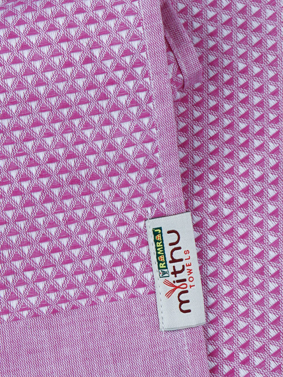 100% Cotton Signature Checked Bath Towel 1111 (Pack of 3)