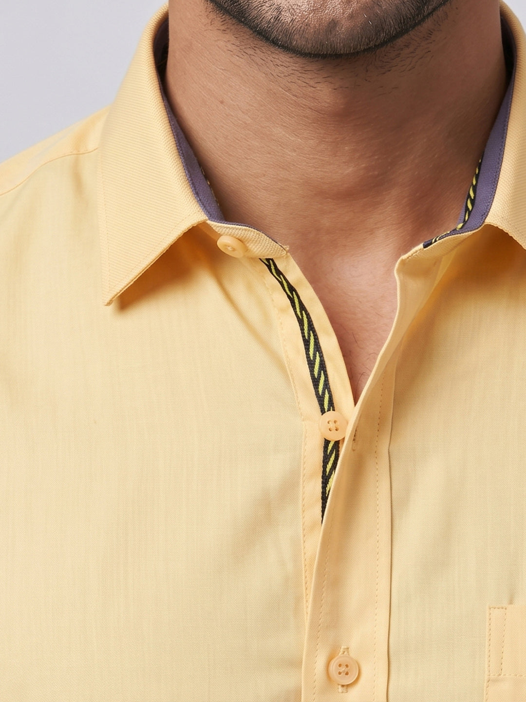 Pack of 2 | 100% Cotton Smart Fit Shirts - Red & Yellow