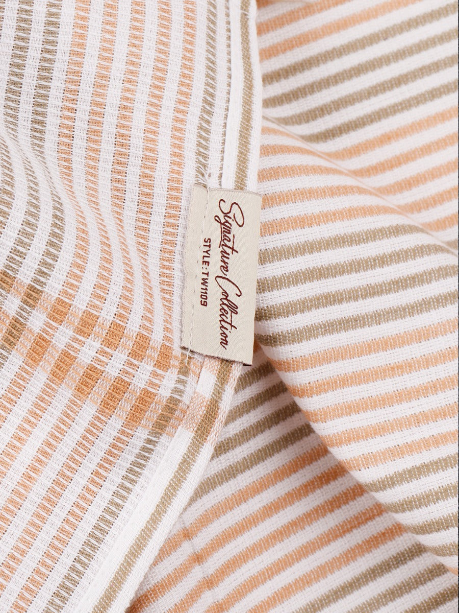 100% Cotton Striped Family Bath Towel Signature 1109 (Pack of 5)