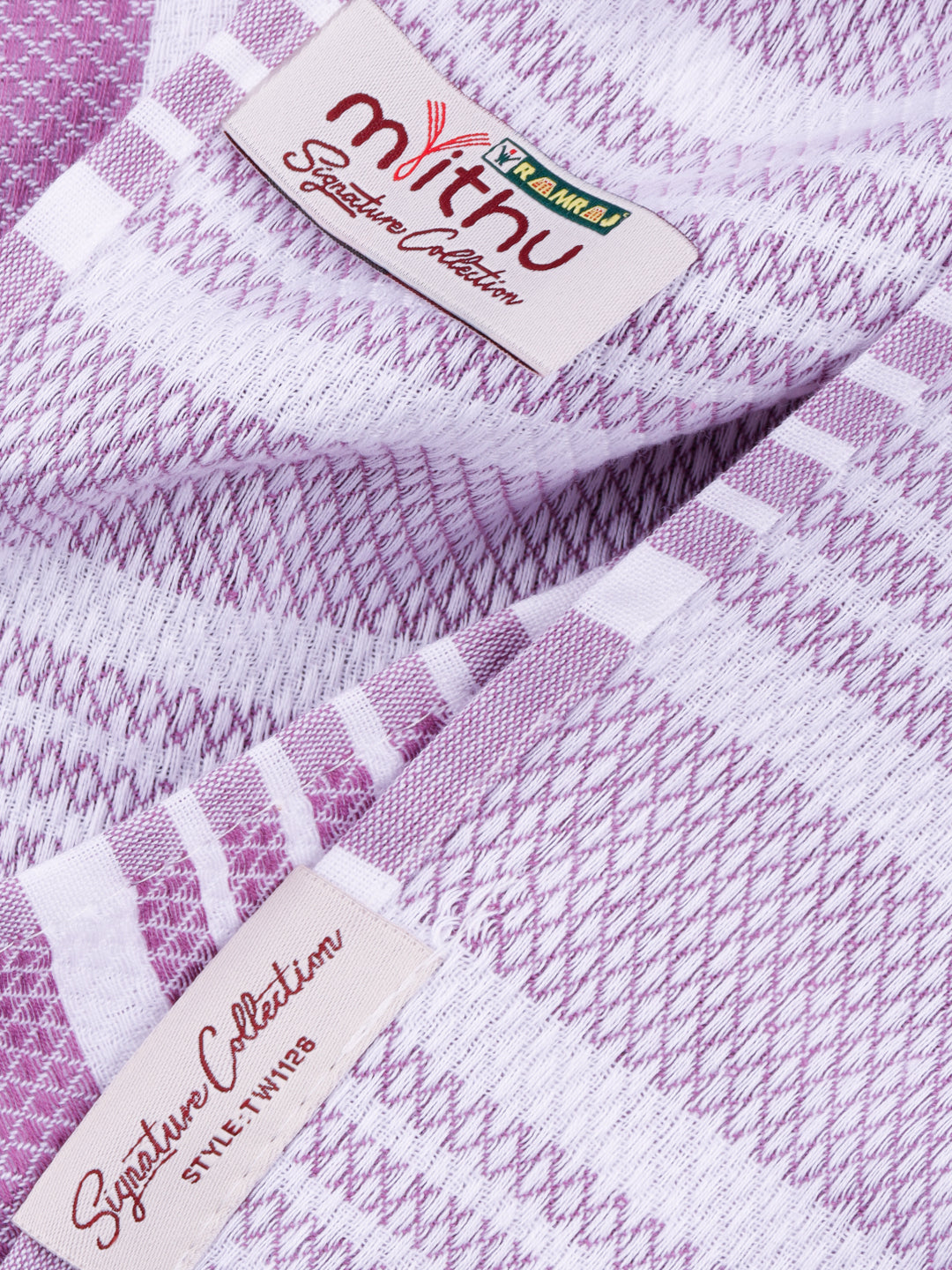 100% Cotton Striped Family Bath Towel Signature 1128 (Pack of 5)