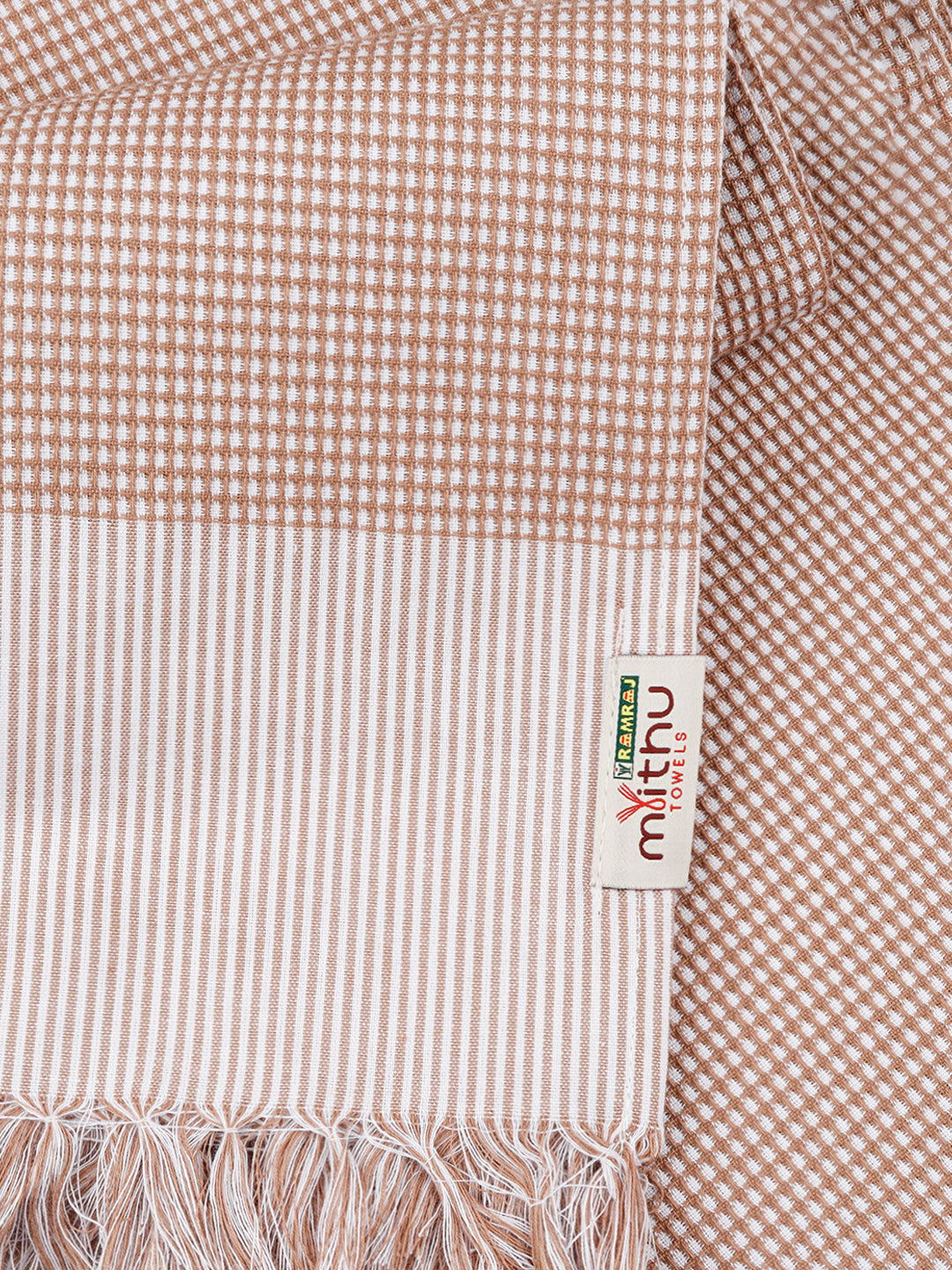 Premium Soft Feel Checked Bath Towel Family 1104 (Pack of 5)