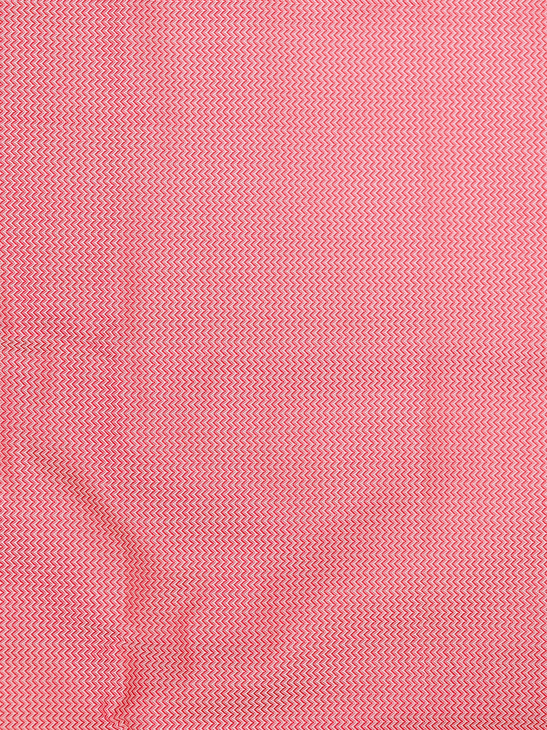 Men Pure Silk Mix Herring Bone Shirting Fabric Red HBC06