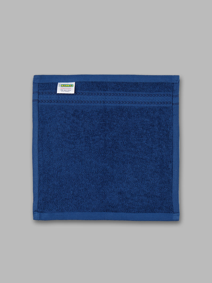 Premium Soft & Absorbent Navy Terry Face Towel FC8 ( Pack of 6 )