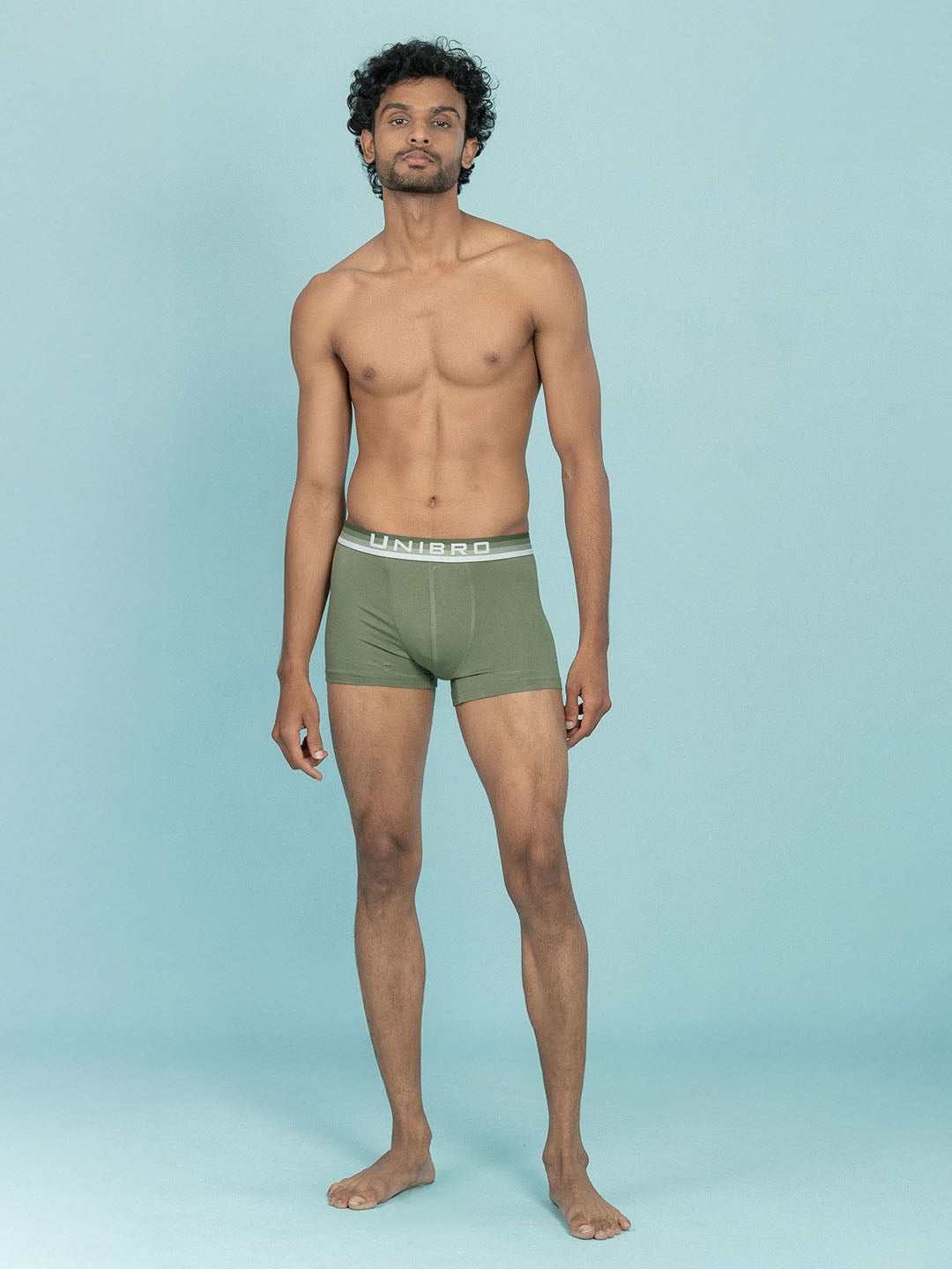 Men TENCEL™ Modal Micro Elastane Stretch Trunk Green