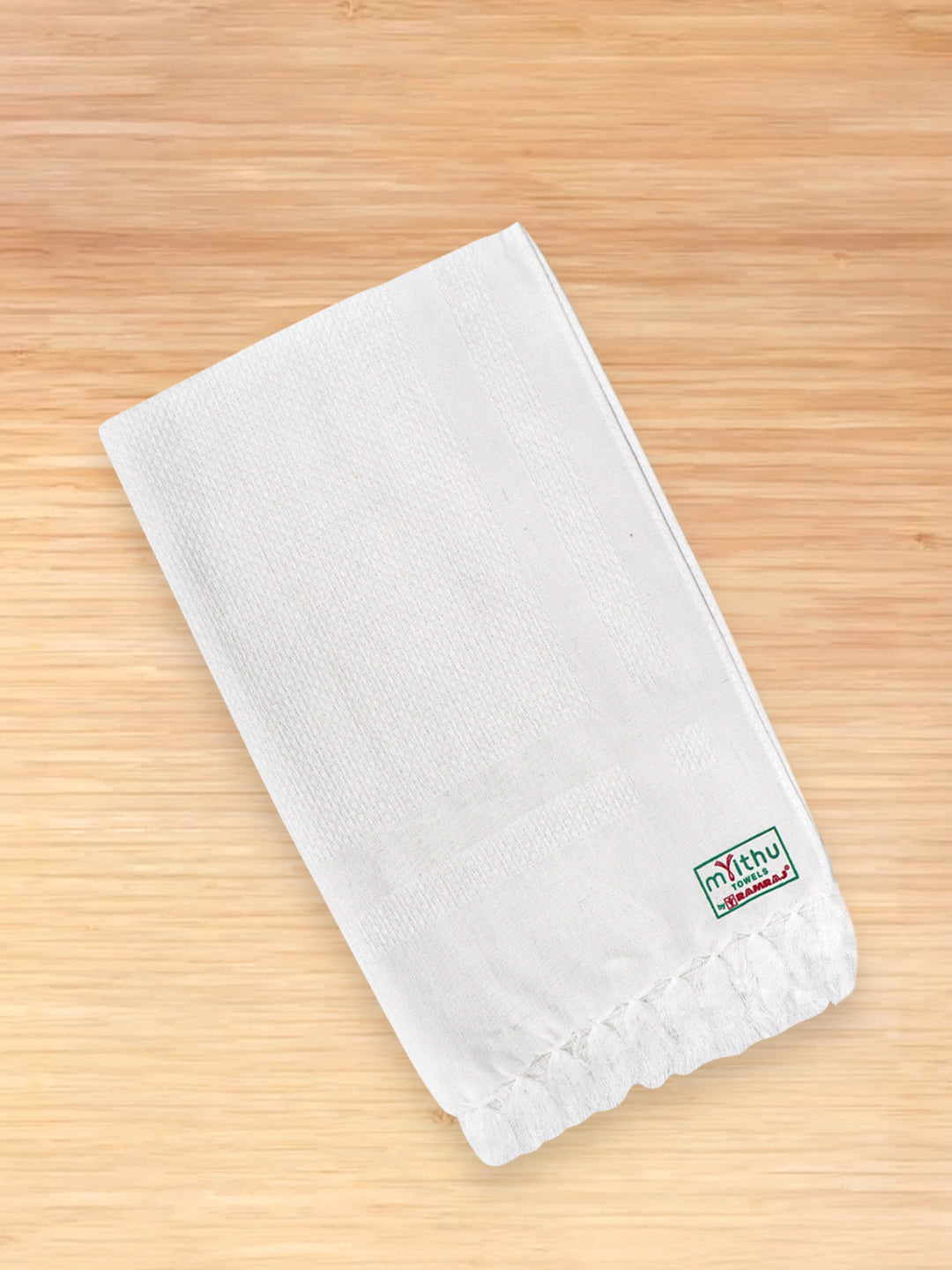Premium Cotton White Napkin / Hand Towel (Pack of 6)