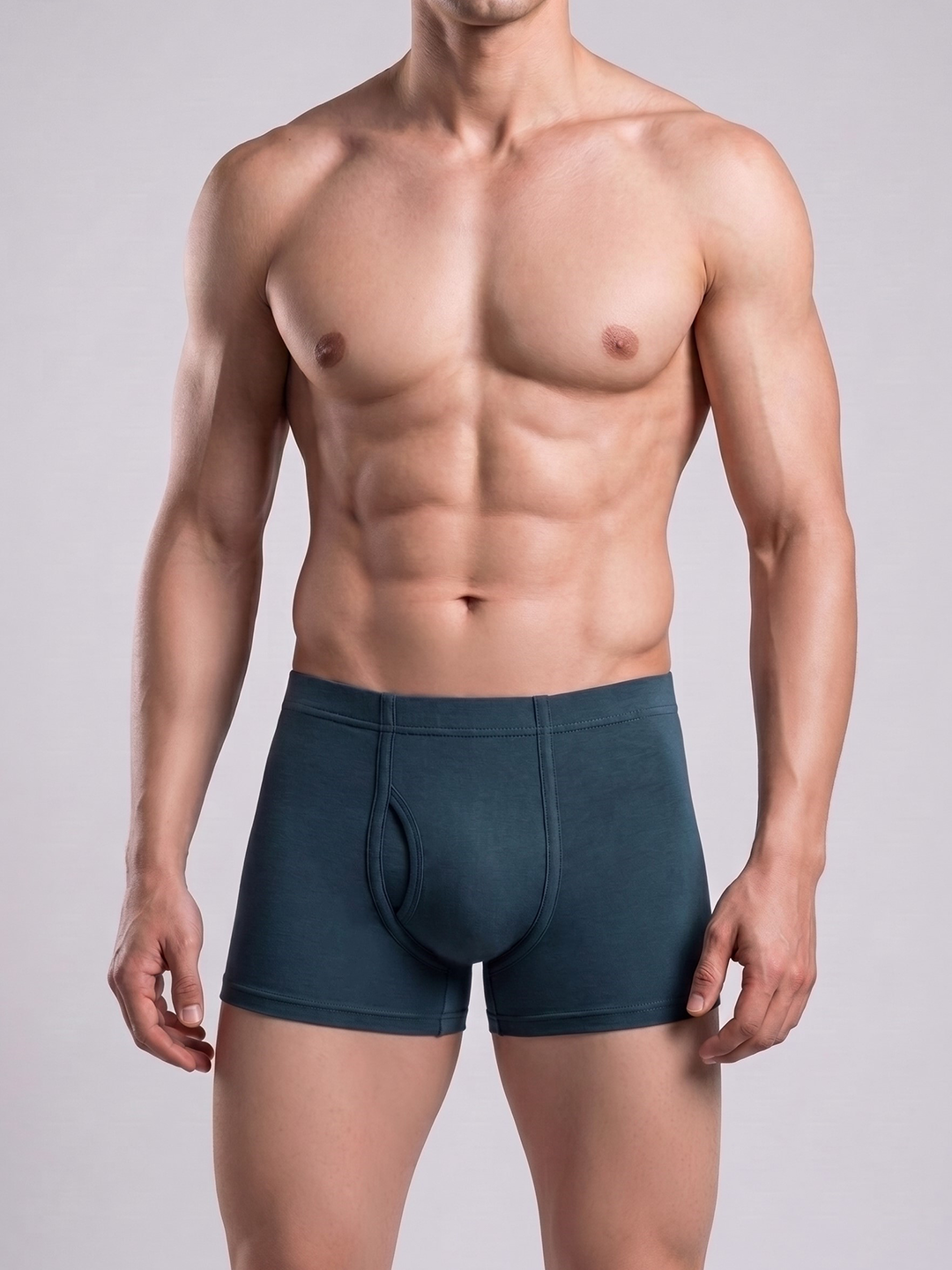 Combed Cotton Assorted Colour IE Without Pocket Trunk Vintrack (Pack of 2)