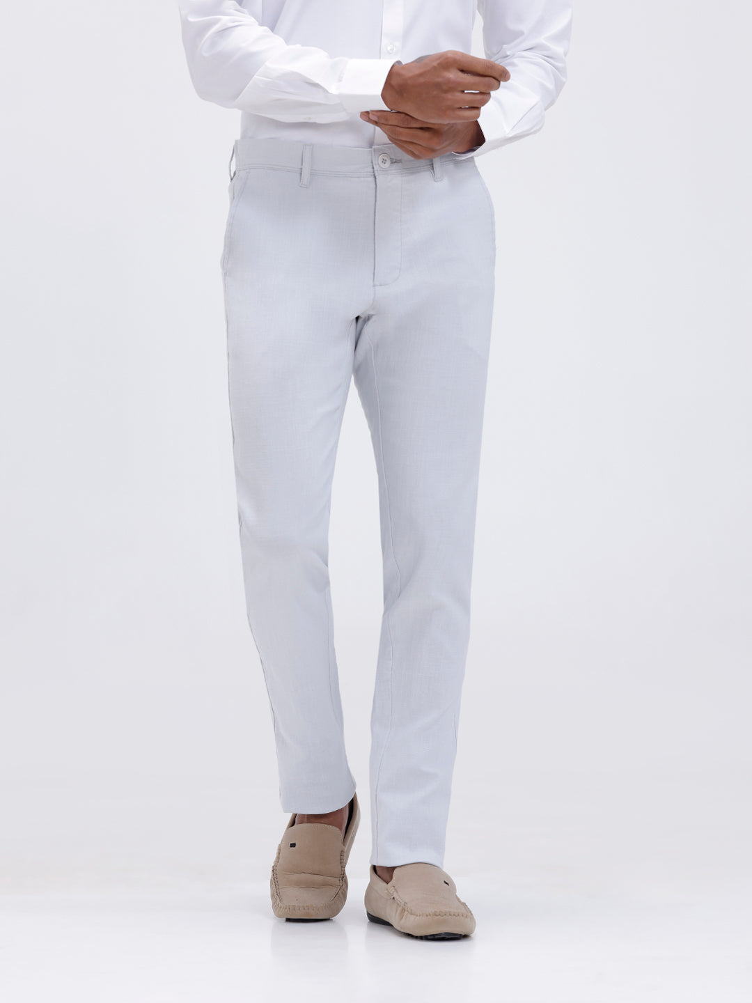 Mens Cotton Full Sleeves Shirt and Linen Cotton Pants Combo TR15502