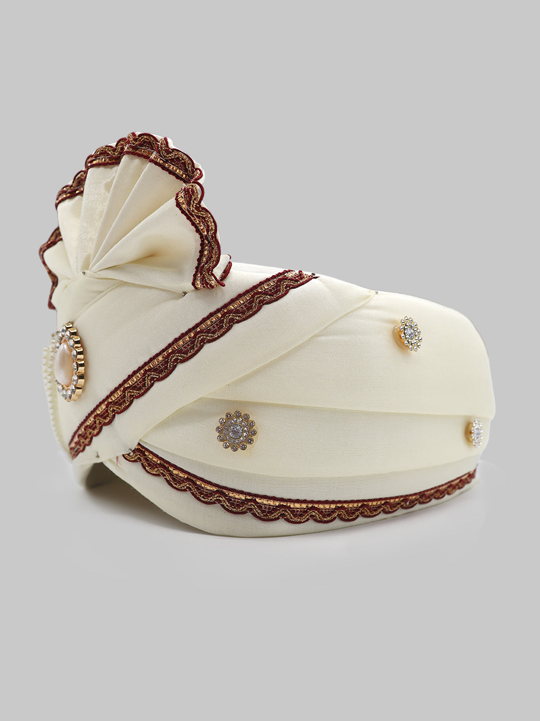 Traditional Silky Style Wedding Turban - 96