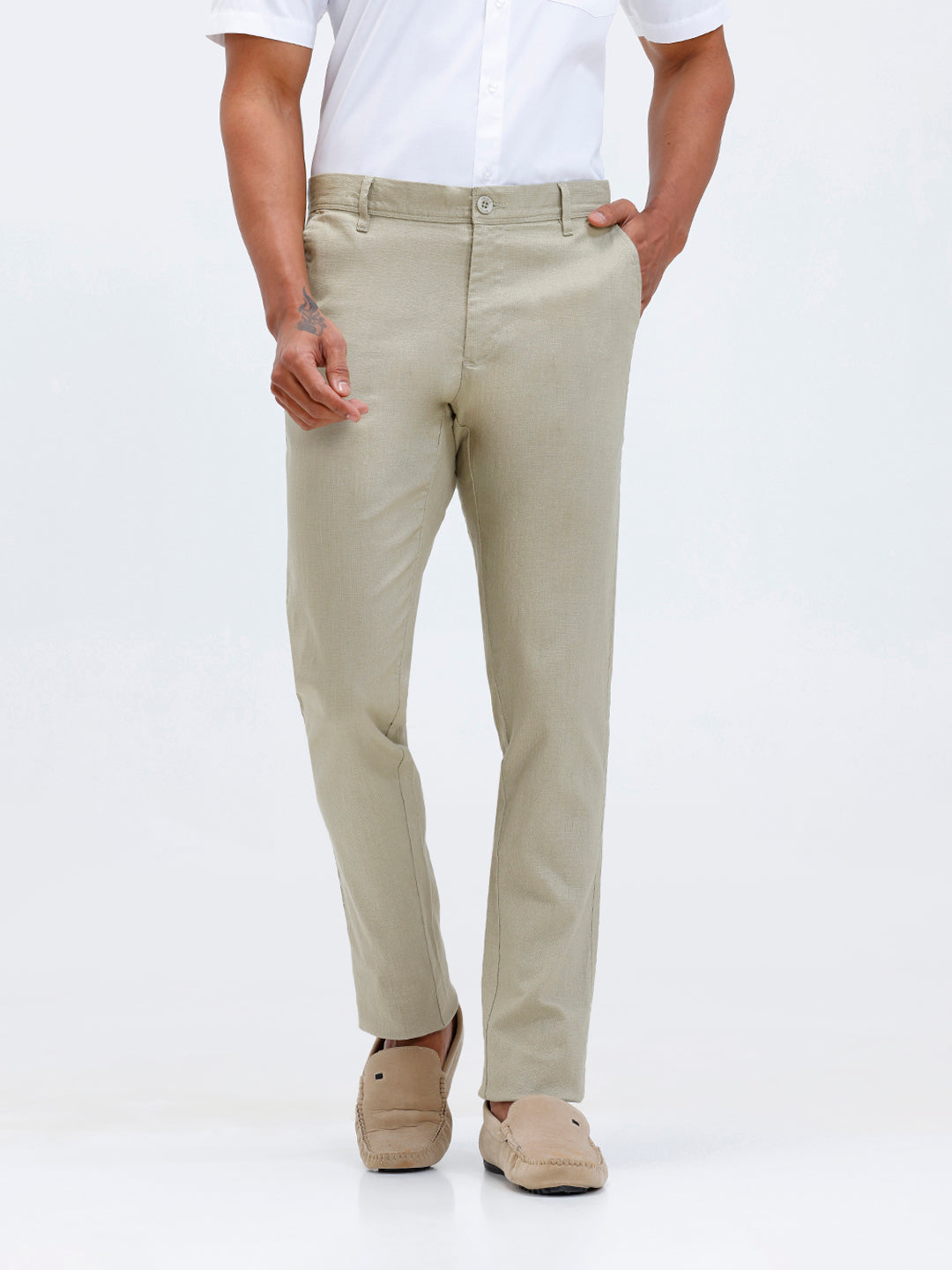 Mens Cotton Rich Half Sleeves Shirt and Pants Combo TR15505