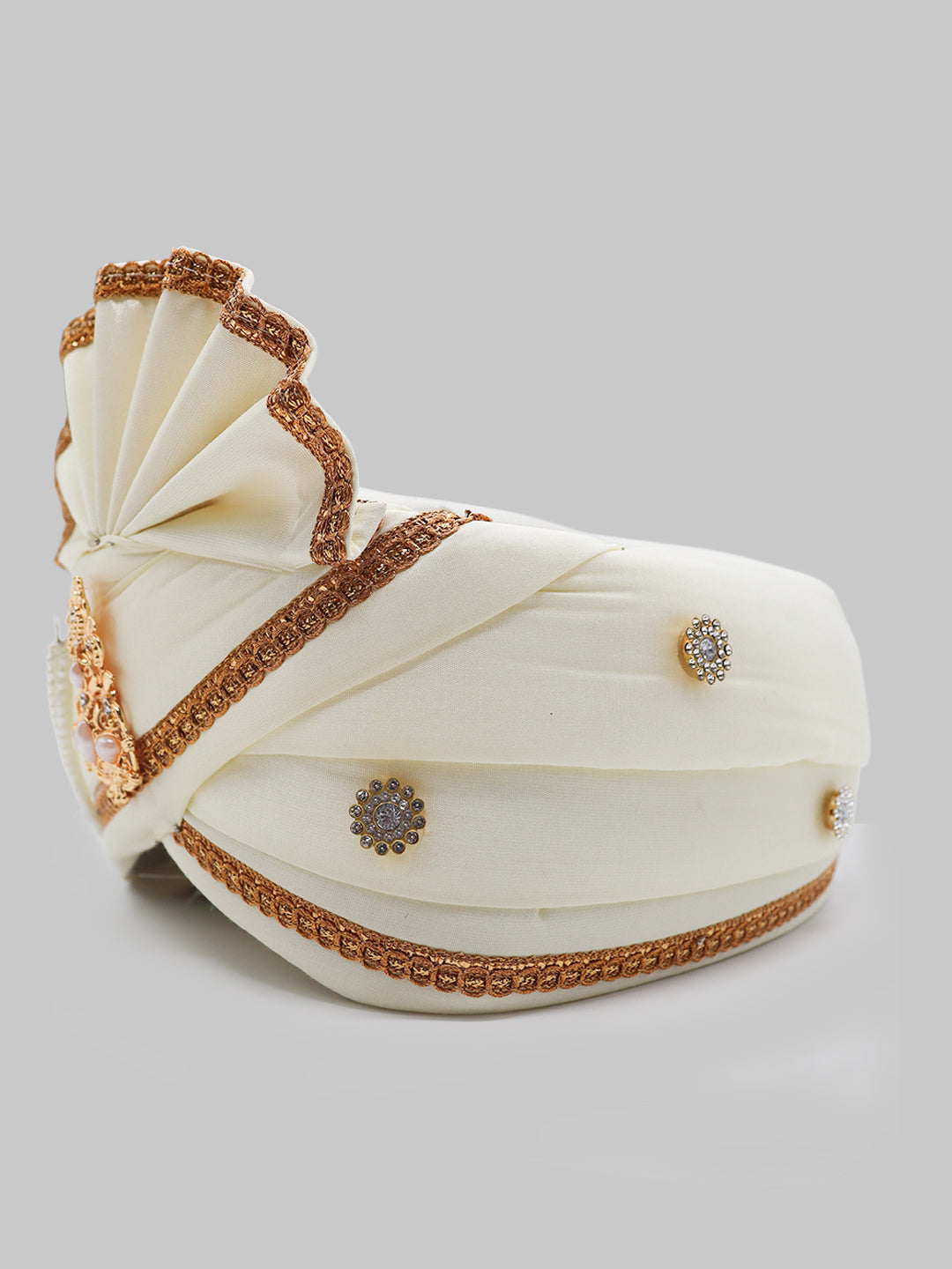 Traditional Silky Style Wedding Turban - 95