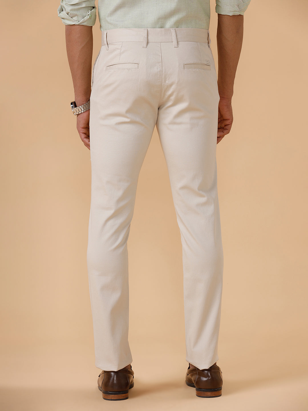 Men Cotton Smart Fit Sandal Stretch Pant Zurich Plus