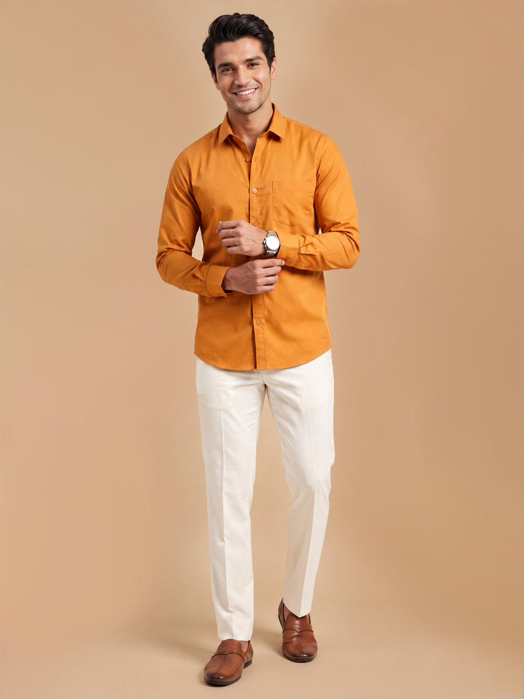 Cotton Rich Kaavi Regular Fit Shirt